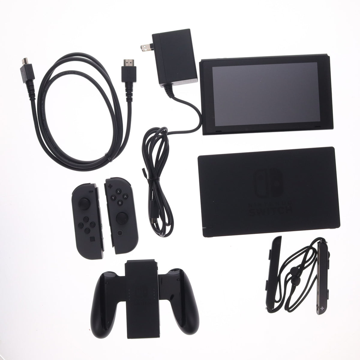 【中古即納】[Switch] (本体) Nintendo Switch(ニンテンドースイッチ) Joy-Con(L)/R グレー 任天堂(HAC-S-KAAAA)(20170303)