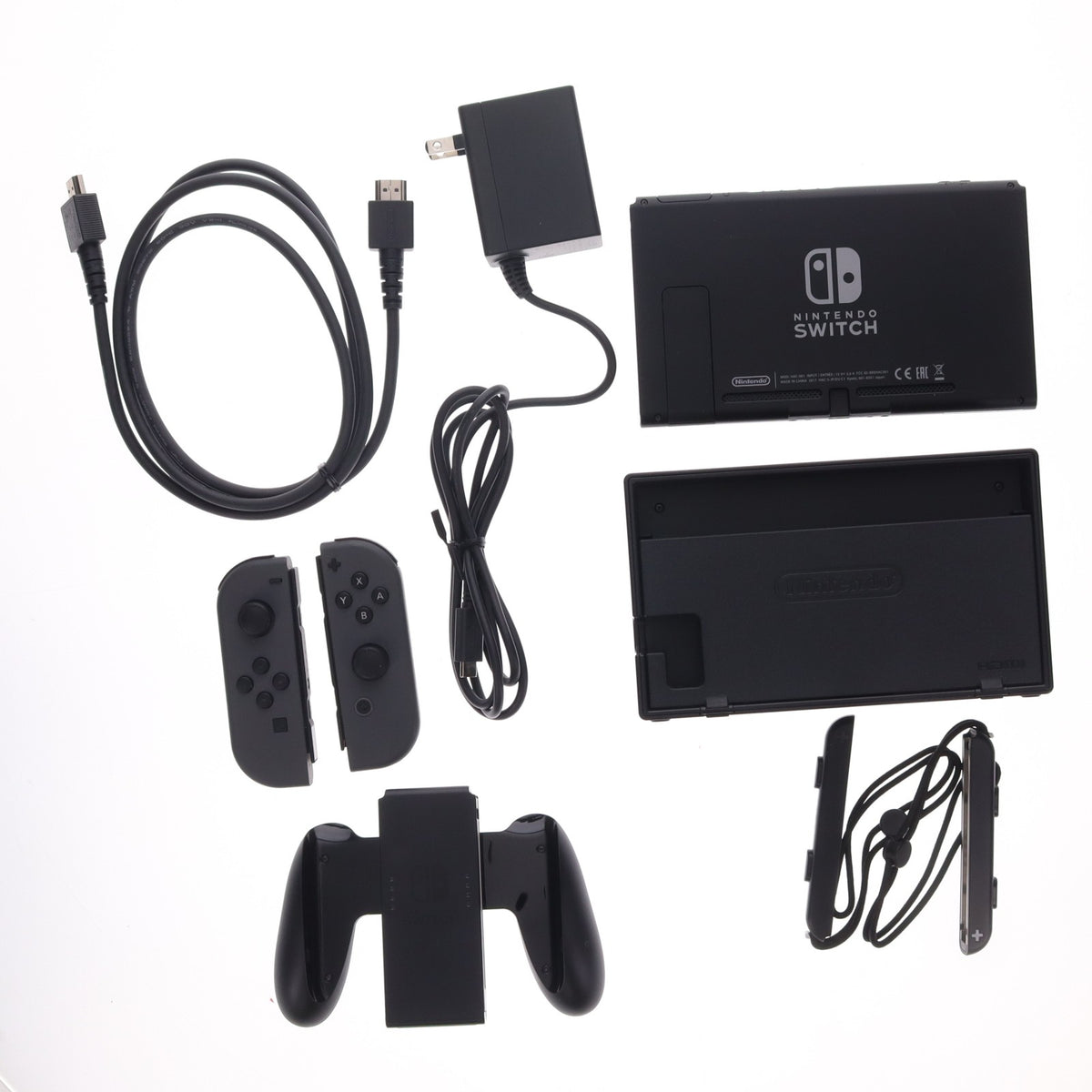 【中古即納】[Switch] (本体) Nintendo Switch(ニンテンドースイッチ) Joy-Con(L)/R グレー 任天堂(HAC-S-KAAAA)(20170303)