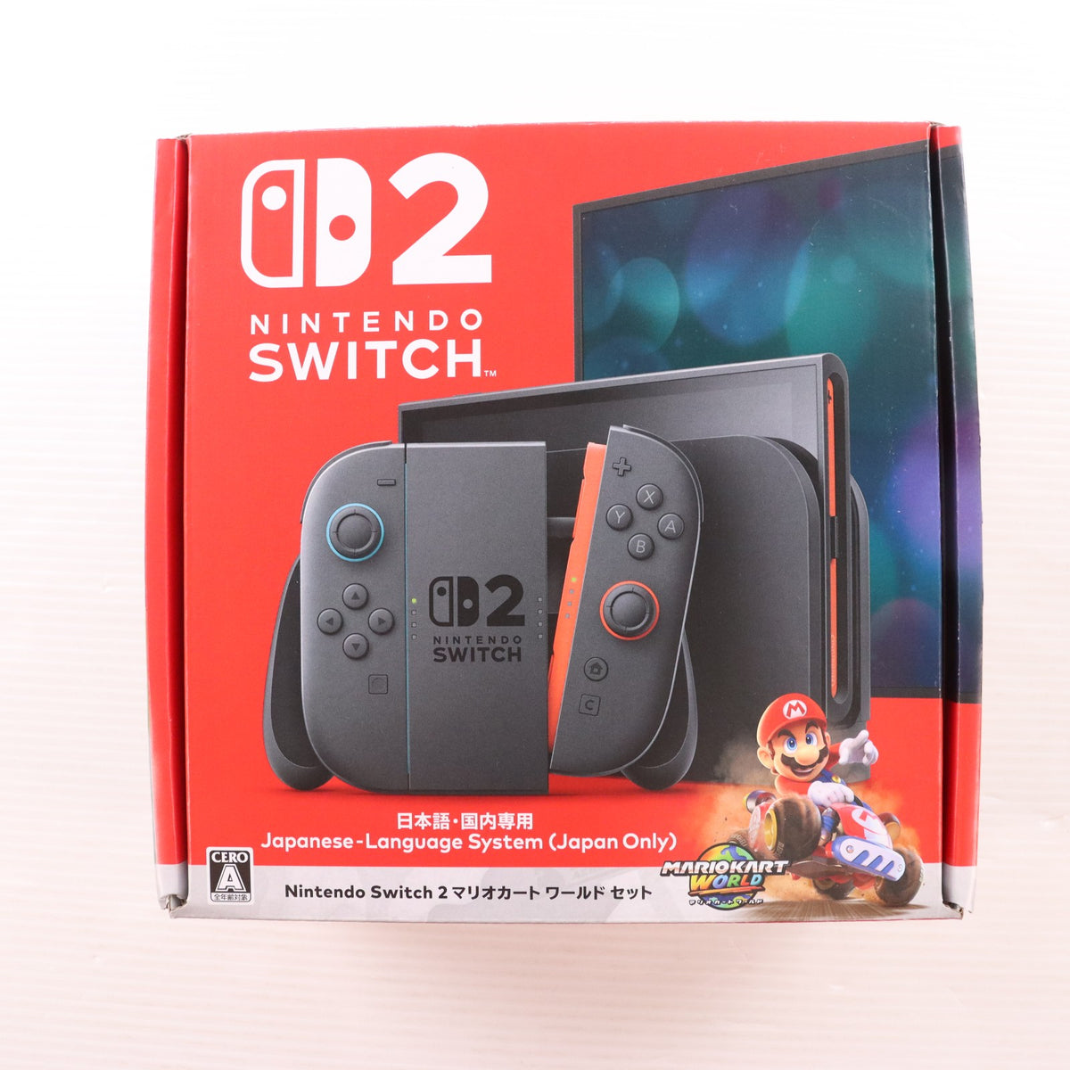 【中古即納】[Switch2] (本体)(ソフト無し) Nintendo Switch 2(ニンテンドースイッチ2)(日本語・国内専用) マリオカート ワールド セット 任天堂(BEE-S-KB6PA)(20250605)