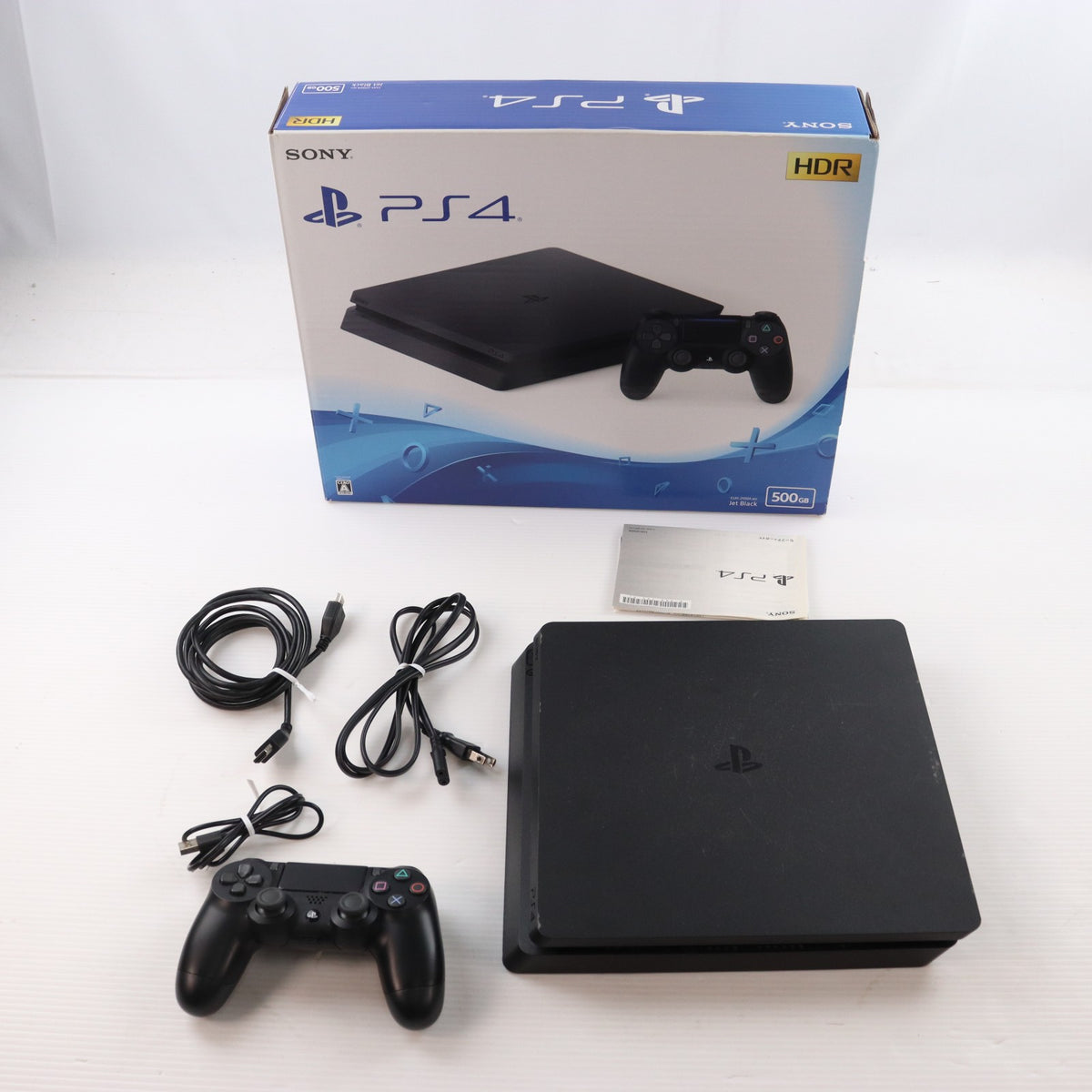 【中古即納】[PS4] (本体) PlayStation 4(プレイステーション4) ジェット・ブラック HDD500GB SIE(CUH-2100AB01)(20170724)