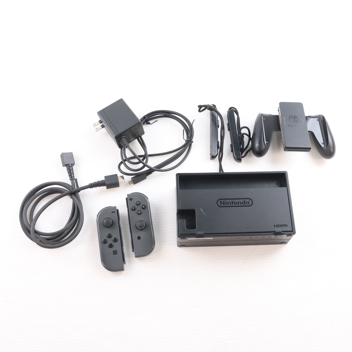 【中古即納】[Switch] (本体) Nintendo Switch(ニンテンドースイッチ) Joy-Con(L)/R グレー 任天堂(HAC-S-KAAAA)(20170303)