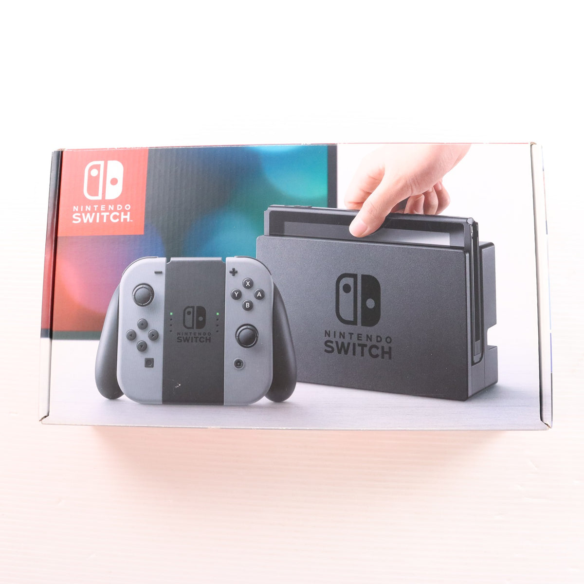 【中古即納】[Switch] (本体) Nintendo Switch(ニンテンドースイッチ) Joy-Con(L)/R グレー 任天堂(HAC-S-KAAAA)(20170303)