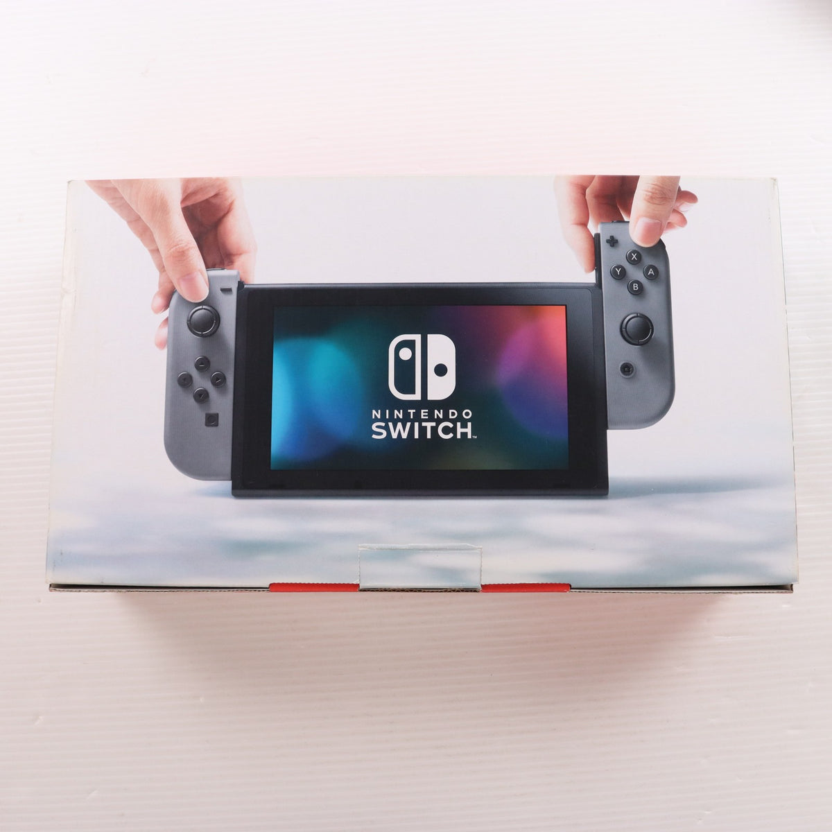 【中古即納】[Switch] (本体) Nintendo Switch(ニンテンドースイッチ) Joy-Con(L)/R グレー 任天堂(HAC-S-KAAAA)(20170303)