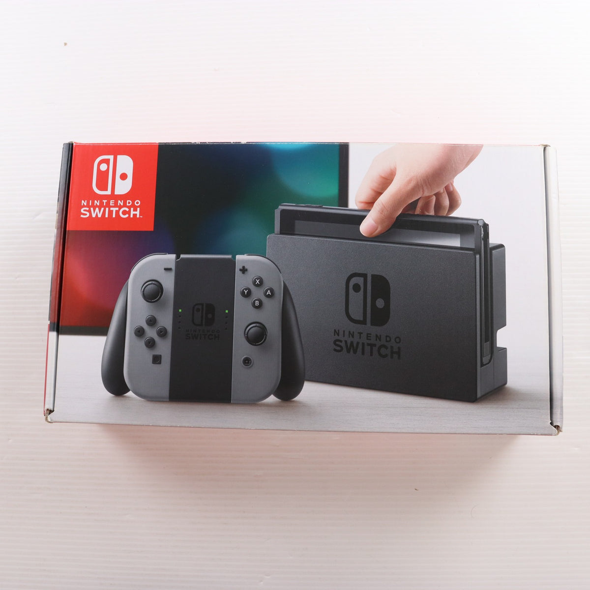 【中古即納】[Switch] (本体) Nintendo Switch(ニンテンドースイッチ) Joy-Con(L)/R グレー 任天堂(HAC-S-KAAAA)(20170303)