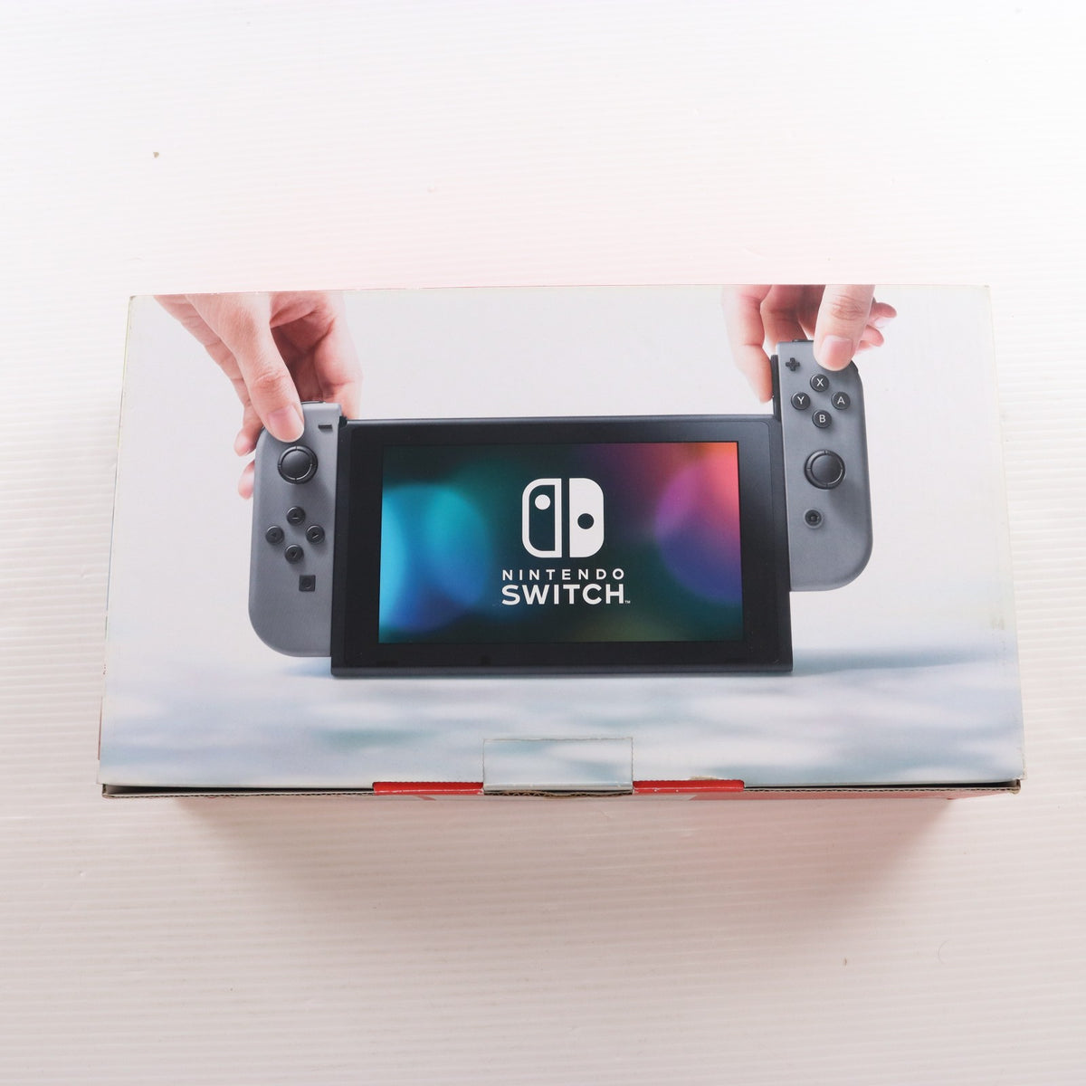 【中古即納】[Switch] (本体) Nintendo Switch(ニンテンドースイッチ) Joy-Con(L)/R グレー 任天堂(HAC-S-KAAAA)(20170303)
