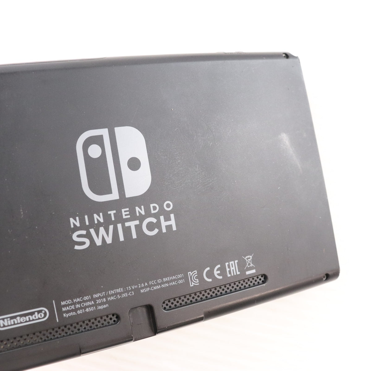【中古即納】[Switch] (本体) マイニンテンドーストア限定 Nintendo Switch(ニンテンドースイッチ) カスタマイズ Joy-Con(L)/(R) グレー Joy-Conストラップ ブラック/グレー 任天堂(HAC-S-KABAA)(20170303)