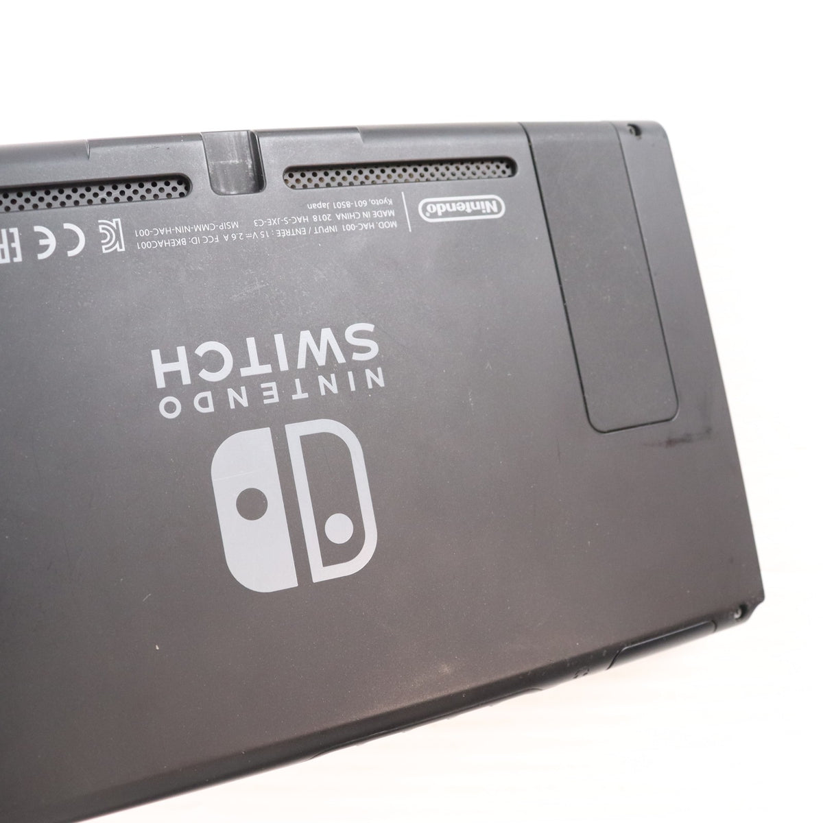 【中古即納】[Switch] (本体) マイニンテンドーストア限定 Nintendo Switch(ニンテンドースイッチ) カスタマイズ Joy-Con(L)/(R) グレー Joy-Conストラップ ブラック/グレー 任天堂(HAC-S-KABAA)(20170303)