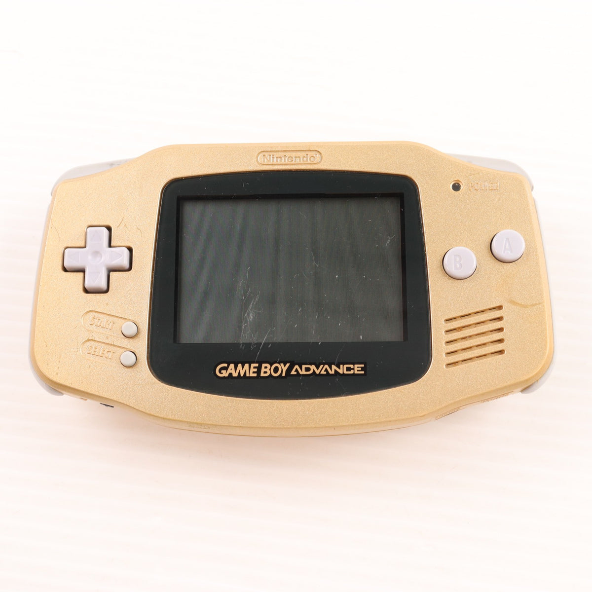 【中古即納】[GBA] (本体) GAMEBOY ADVANCE(ゲームボーイアドバンス) ゴールド 任天堂(AGB-S-DA)(20020927)