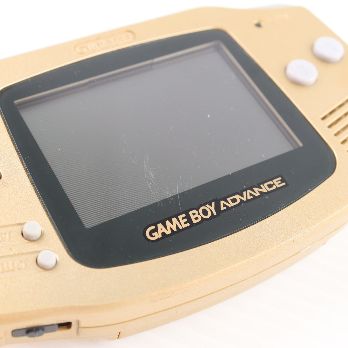 【中古即納】[GBA] (本体) GAMEBOY ADVANCE(ゲームボーイアドバンス) ゴールド 任天堂(AGB-S-DA)(20020927)