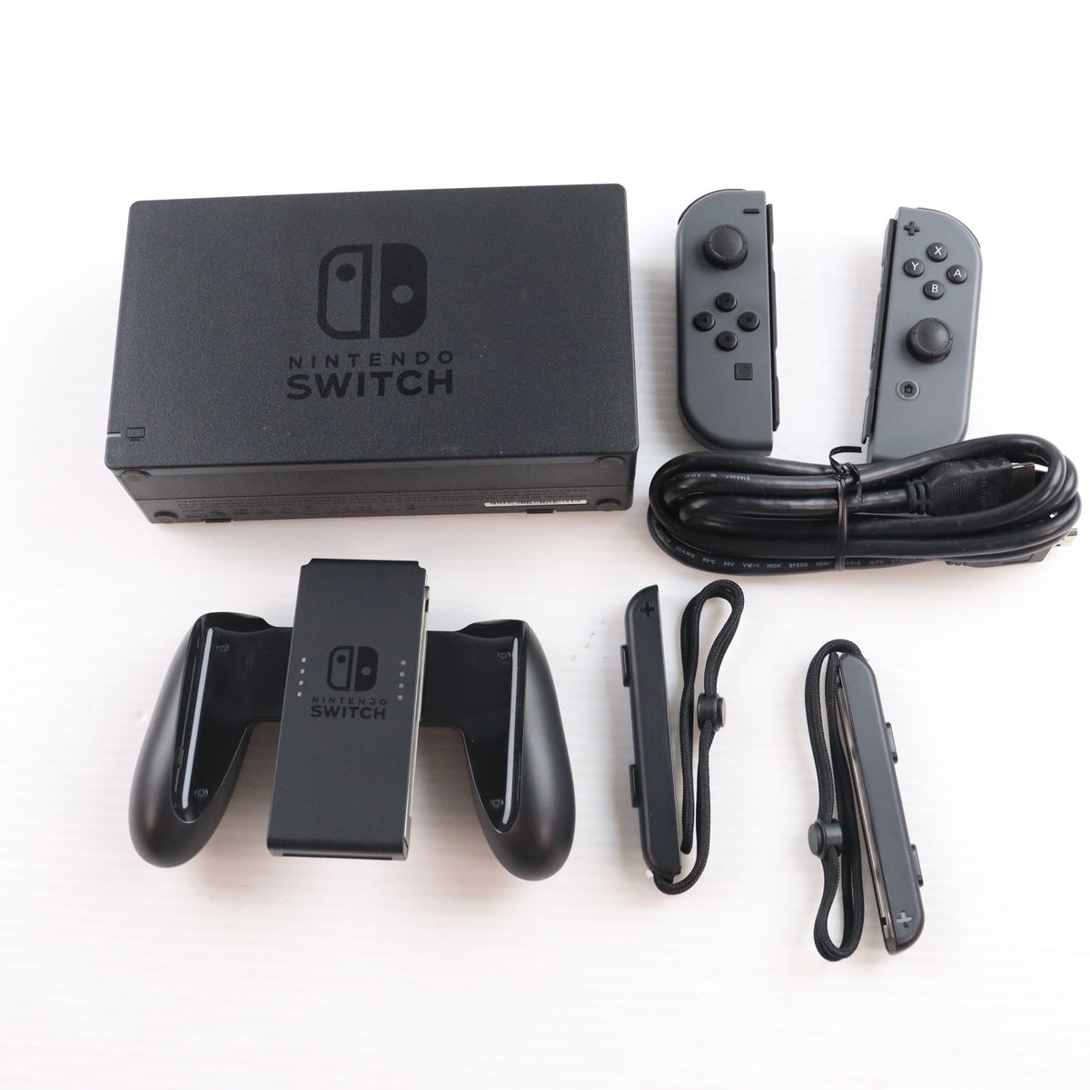 【中古即納】[Switch] (本体) Nintendo Switch(ニンテンドースイッチ) Joy-Con(L)/(R) グレー 任天堂(HAD-S-KAAAH)(20230412)