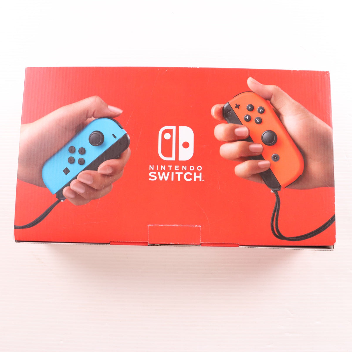 【中古即納】[Switch] (本体) Nintendo Switch(ニンテンドースイッチ) Joy-Con(L) ネオンブルー/R ネオンレッド 任天堂(HAD-S-KABAH)(20190830)