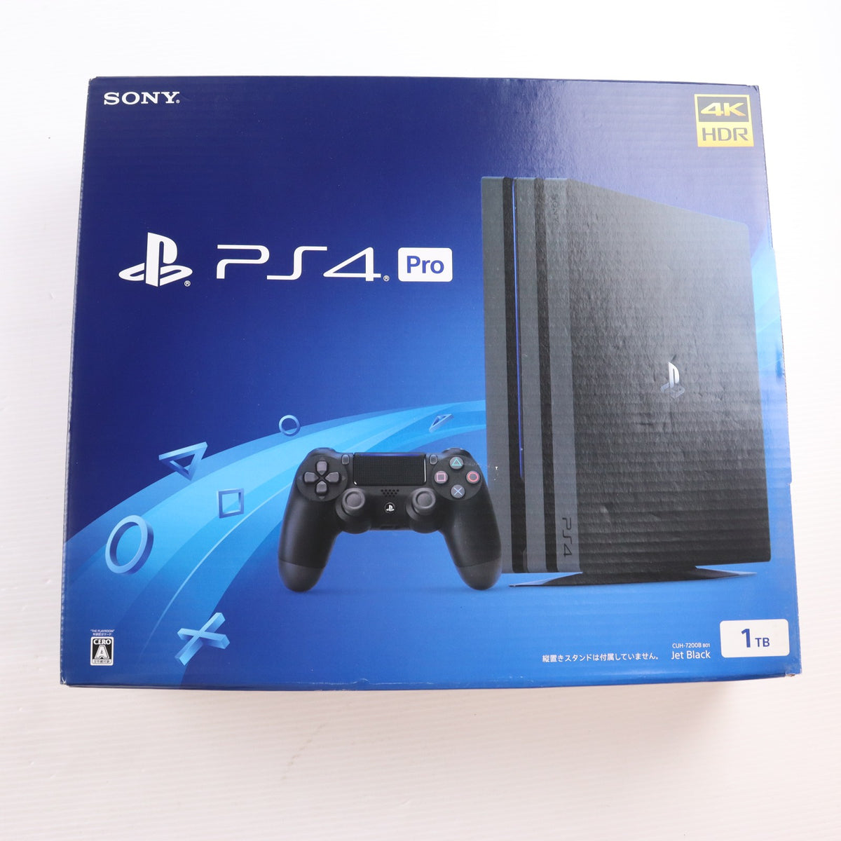 【中古即納】[PS4] (本体) PlayStation 4 Pro(プレイステーション4 プロ) ジェット・ブラック 1TB SIE(CUH-7200BB01)(20180927)