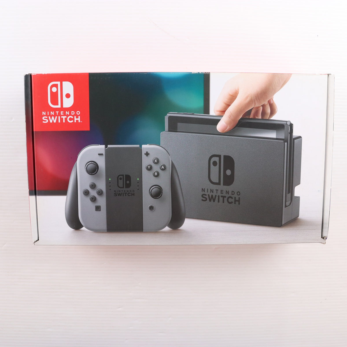 【中古即納】[Switch] (本体) Nintendo Switch(ニンテンドースイッチ) Joy-Con(L)/R グレー 任天堂(HAC-S-KAAAA)(20170303)