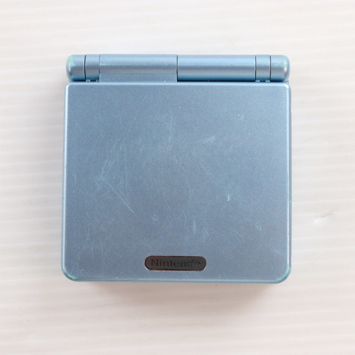 【中古即納】[GBA] (本体) GAMEBOY ADVANCE SP(ゲームボーイアドバンスSP) パールブルー 任天堂(AGS-S-PBA)(20030905)