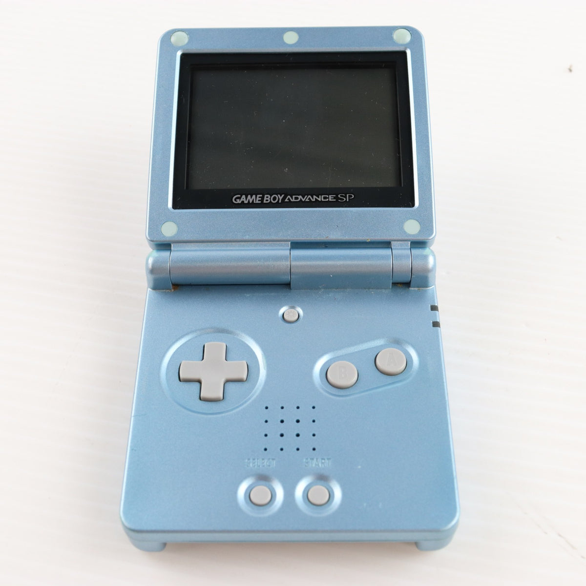 【中古即納】[GBA] (本体) GAMEBOY ADVANCE SP(ゲームボーイアドバンスSP) パールブルー 任天堂(AGS-S-PBA)(20030905)