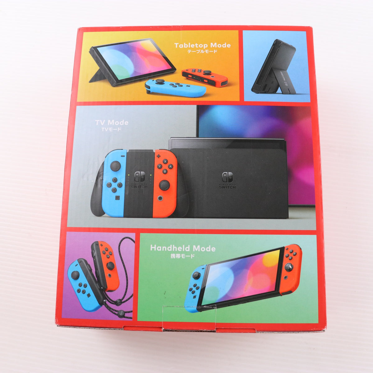 【中古即納】[Switch] (本体) Nintendo Switch(ニンテンドースイッチ) 有機ELモデル Joy-Con(L) ネオンブルー/(R) ネオンレッド 任天堂(HEG-S-KABAA)(20211008)
