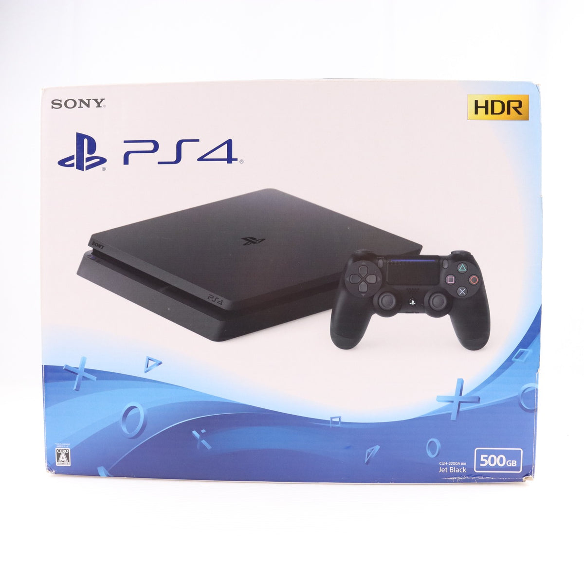 【中古即納】[PS4] (本体) PlayStation 4(プレイステーション4) ジェット・ブラック HDD500GB SIE(CUH-2200AB01)(20180702)