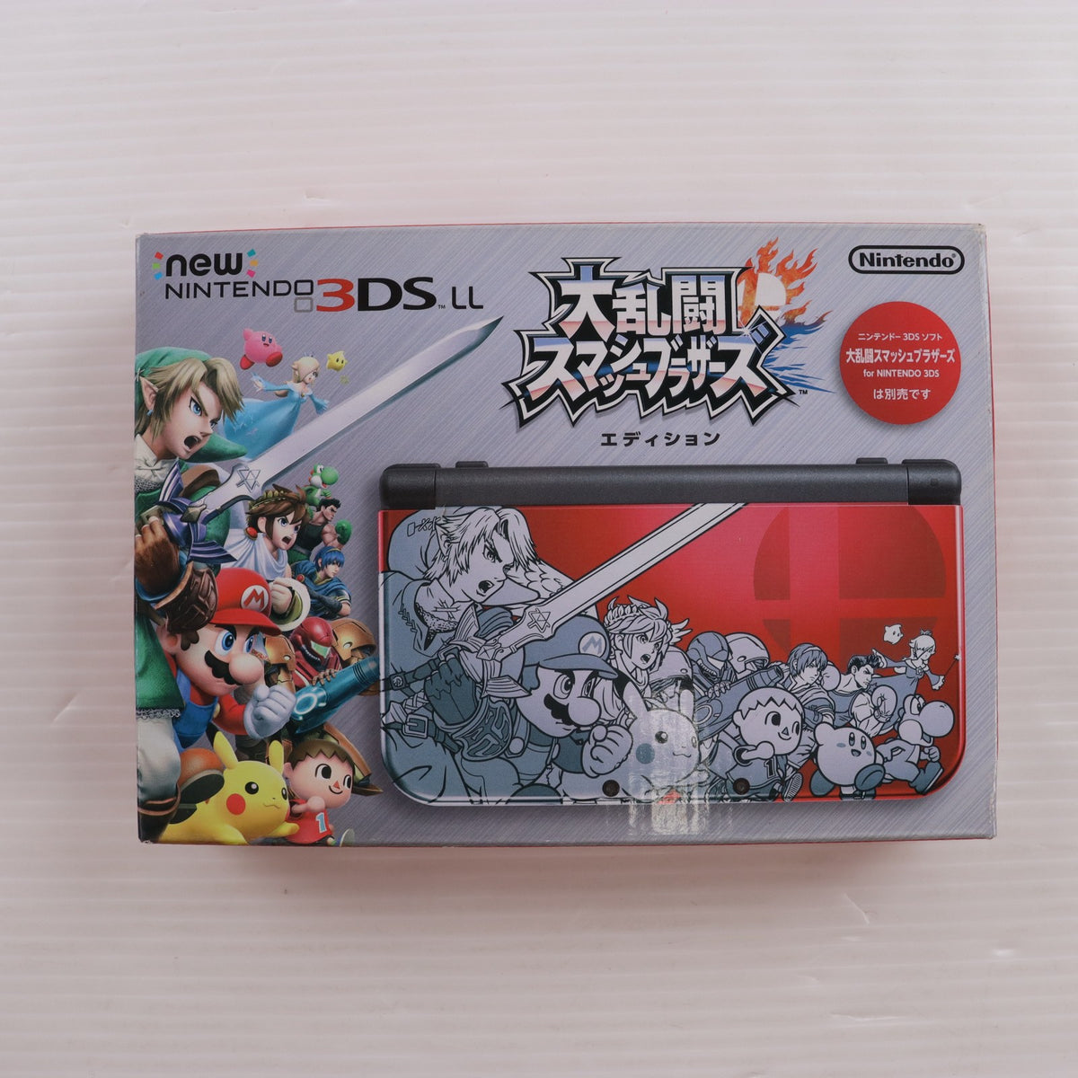 【中古即納】[3DS] (本体) Newニンテンドー3DS LL 大乱闘スマッシュブラザーズ エディション 任天堂(RED-S-RBAA)(20141108)