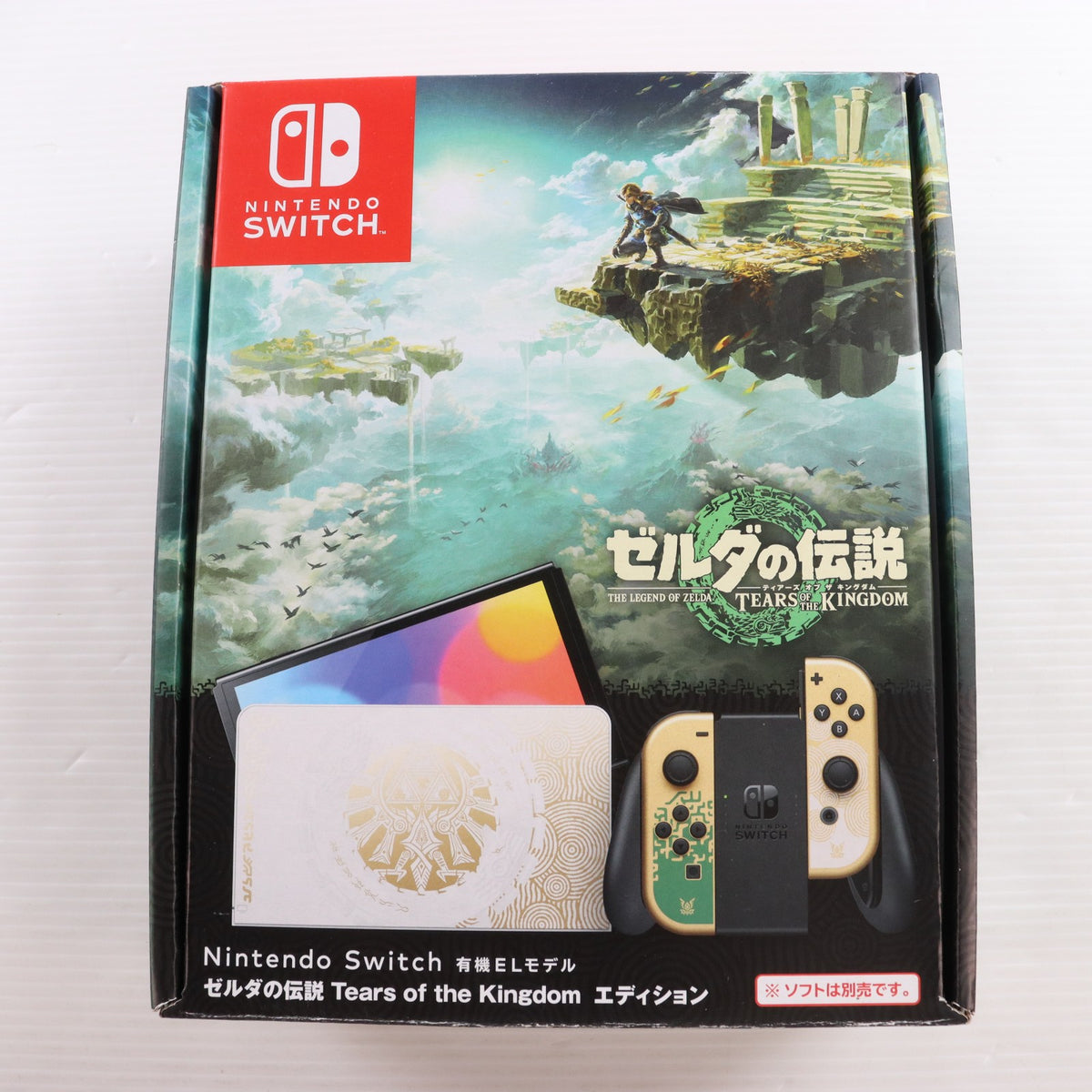 【中古即納】[Switch] (本体) Nintendo Switch(ニンテンドースイッチ) 有機ELモデル ゼルダの伝説 ティアーズ オブ ザ キングダムエディション 任天堂(HEG-S-KDAAA)(20230429)