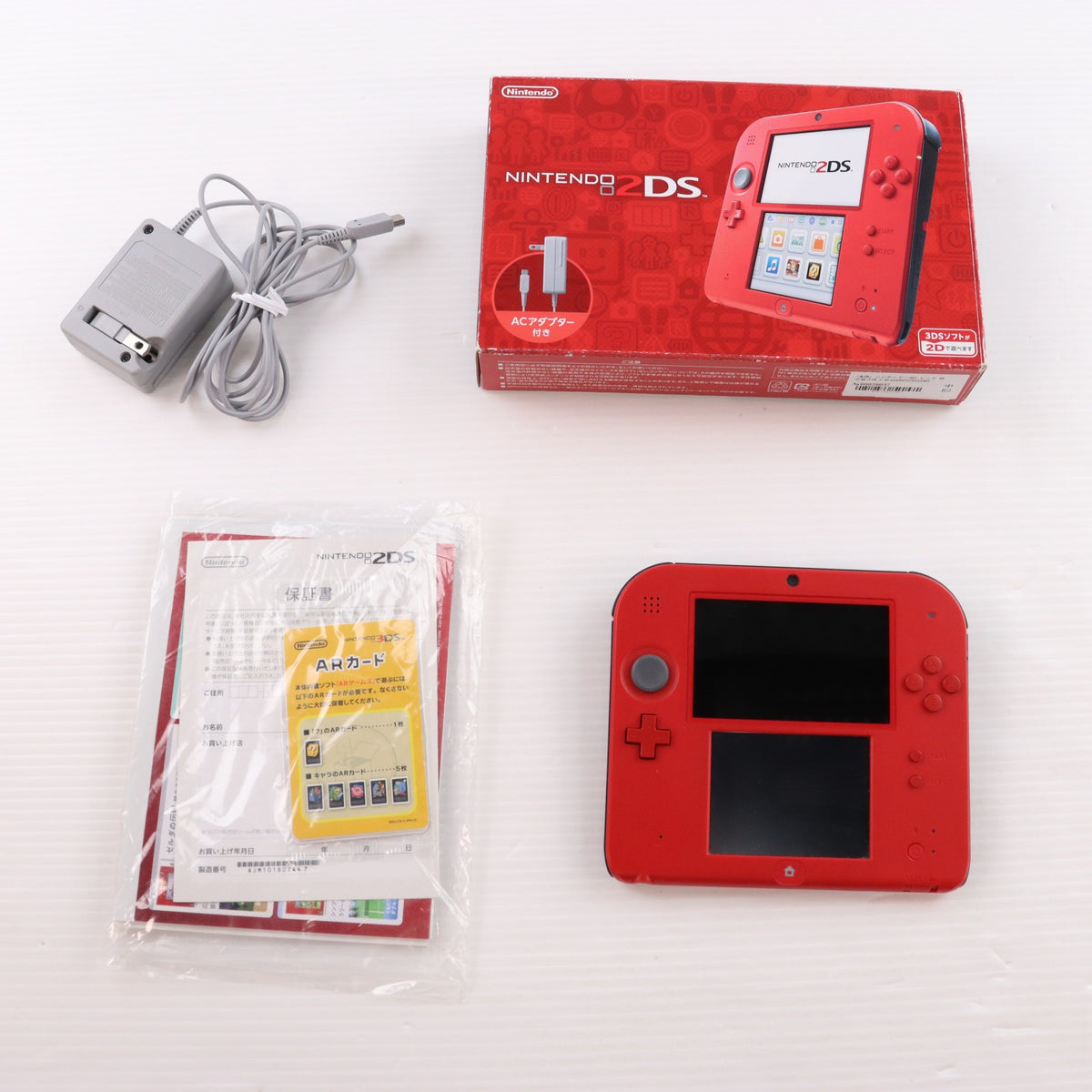 【中古即納】[3DS] (本体) ニンテンドー2DS レッド 任天堂(FTR-S-RCAA)(20160915)