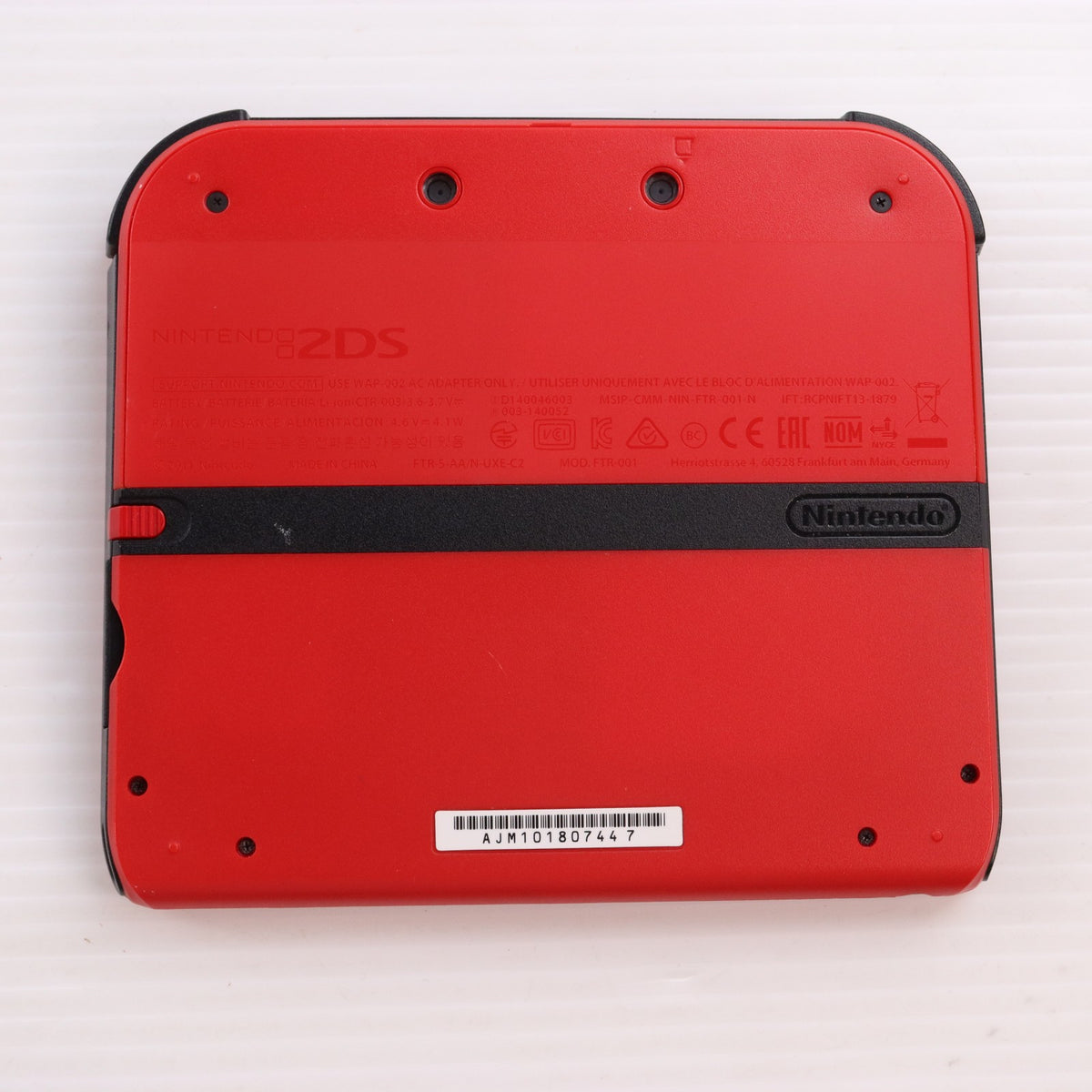 【中古即納】[3DS] (本体) ニンテンドー2DS レッド 任天堂(FTR-S-RCAA)(20160915)