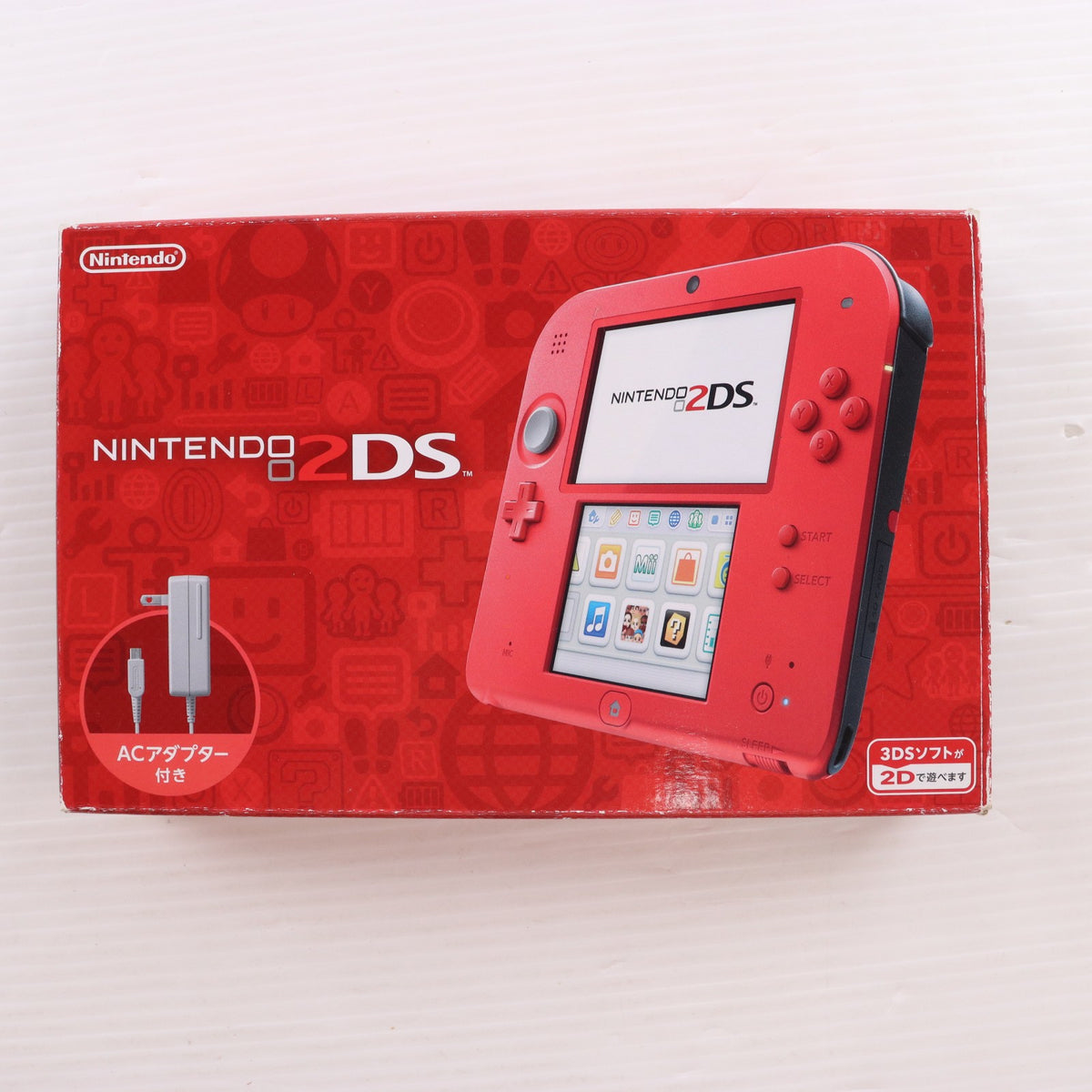 【中古即納】[3DS] (本体) ニンテンドー2DS レッド 任天堂(FTR-S-RCAA)(20160915)