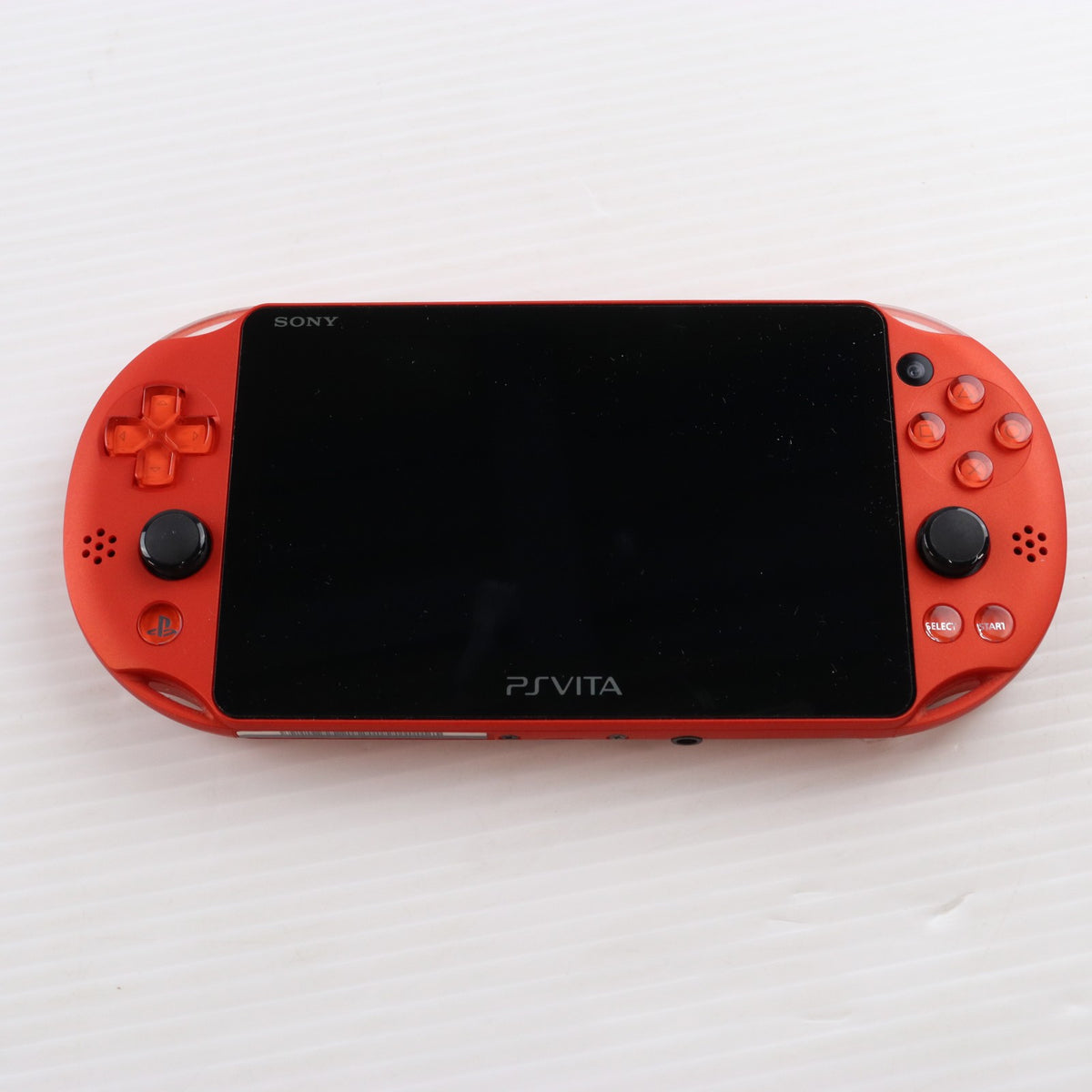 【中古即納】[PSVita] (本体) PlayStation Vita(プレイステーション ヴィータ) Wi-Fiモデル メタリック・レッド SIE(PCH-2000ZA26)(20161201)