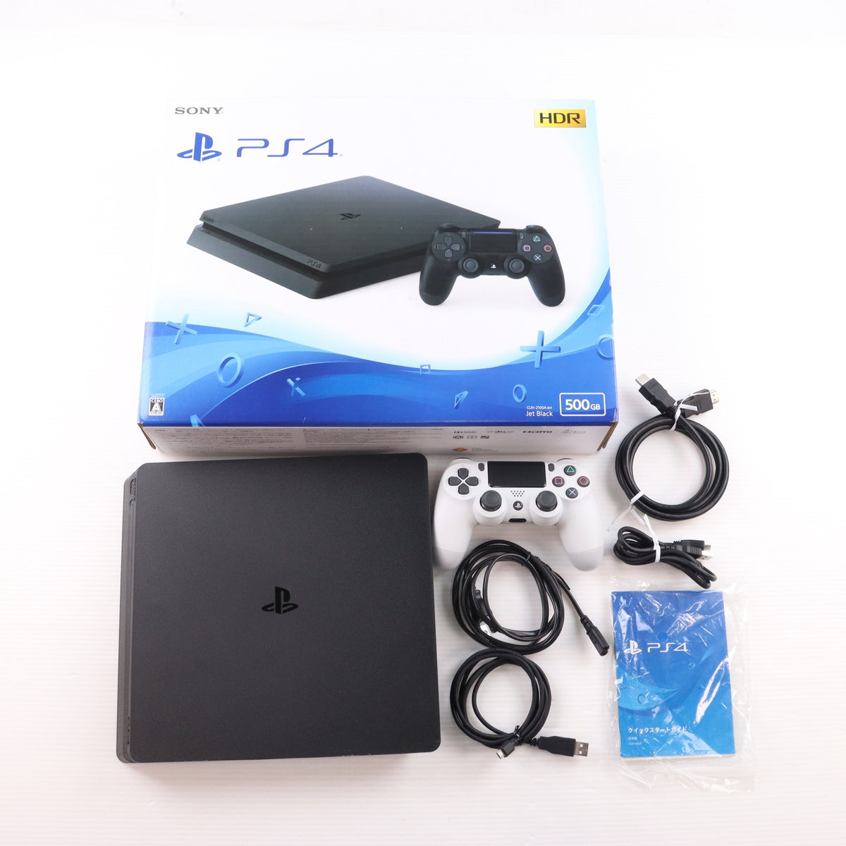 【中古即納】[PS4] (本体) PlayStation 4(プレイステーション4) ジェット・ブラック HDD500GB SIE(CUH-2100AB01)(20170724)