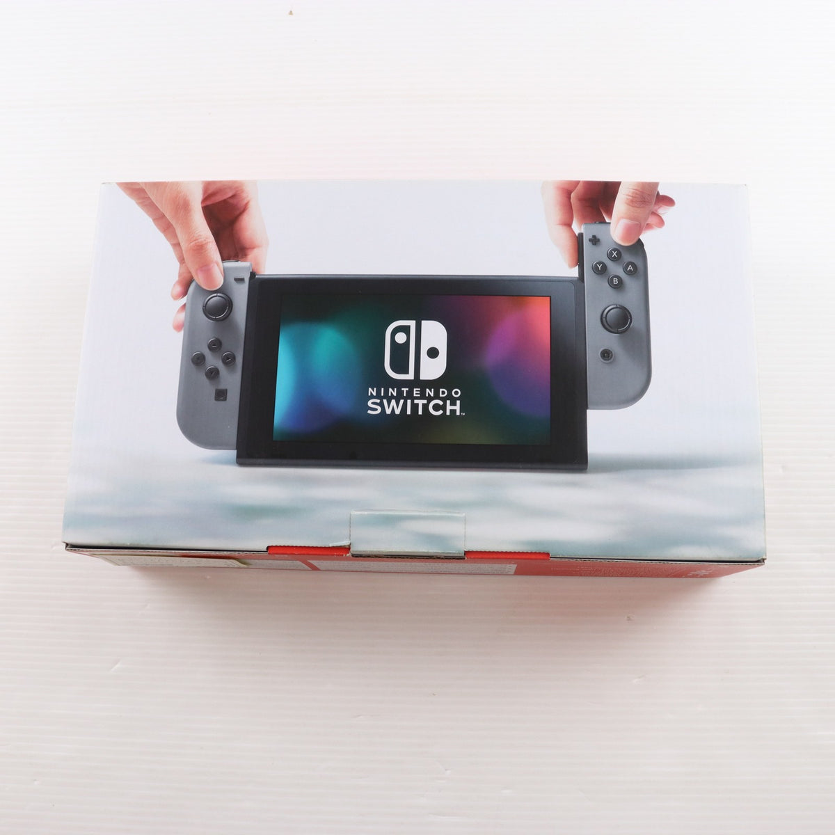 【中古即納】[Switch] (本体) Nintendo Switch(ニンテンドースイッチ) Joy-Con(L)/R グレー 任天堂(HAC-S-KAAAA)(20170303)