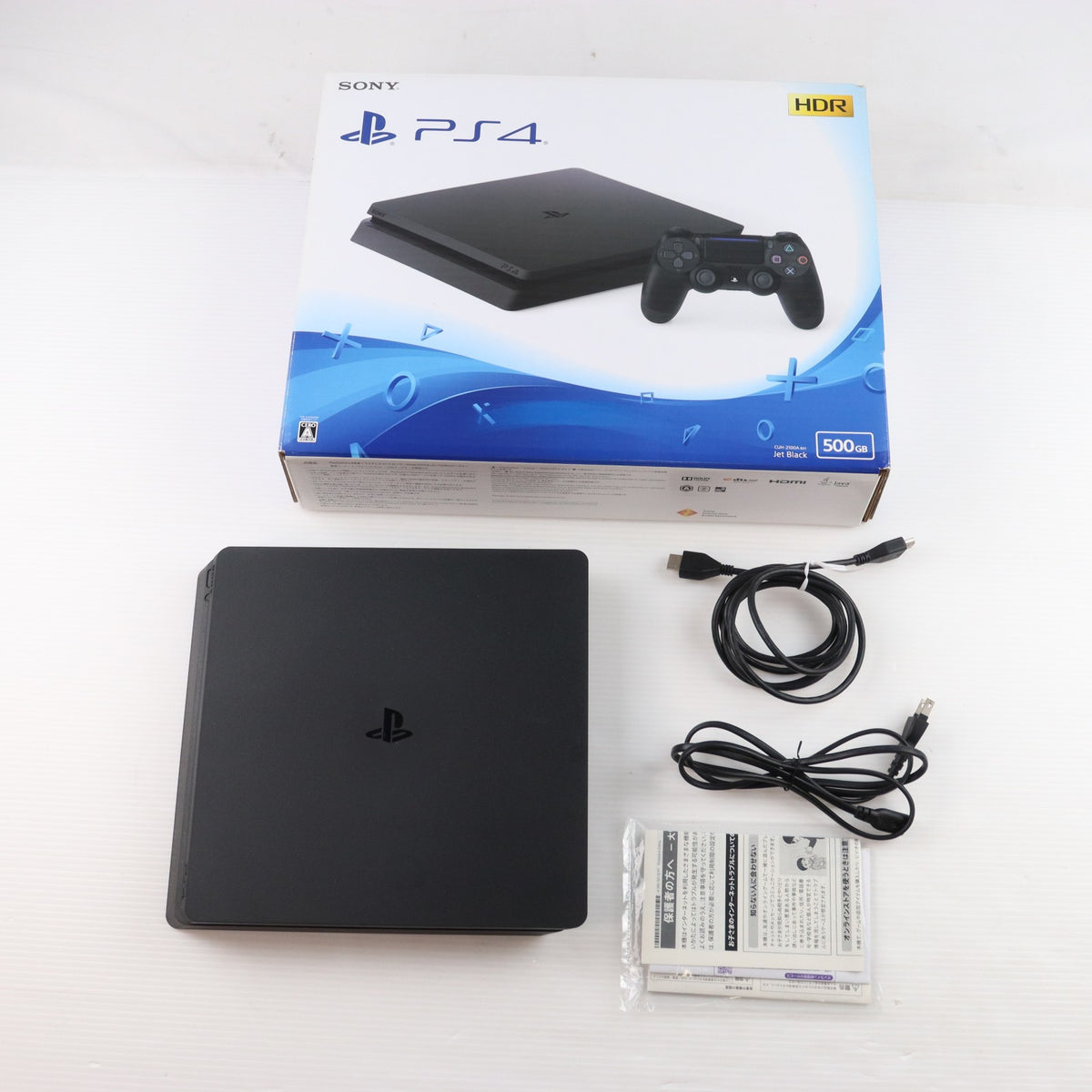 【中古即納】[PS4] (本体) PlayStation 4(プレイステーション4) ジェット・ブラック HDD500GB SIE(CUH-2100AB01)(20170724)