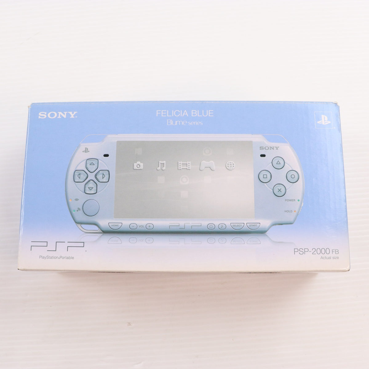 【中古即納】[PSP] (本体) PlayStation Portable(プレイステーション・ポータブル) フェリシア・ブルー SCE(PSP-2000FB)(20070920)
