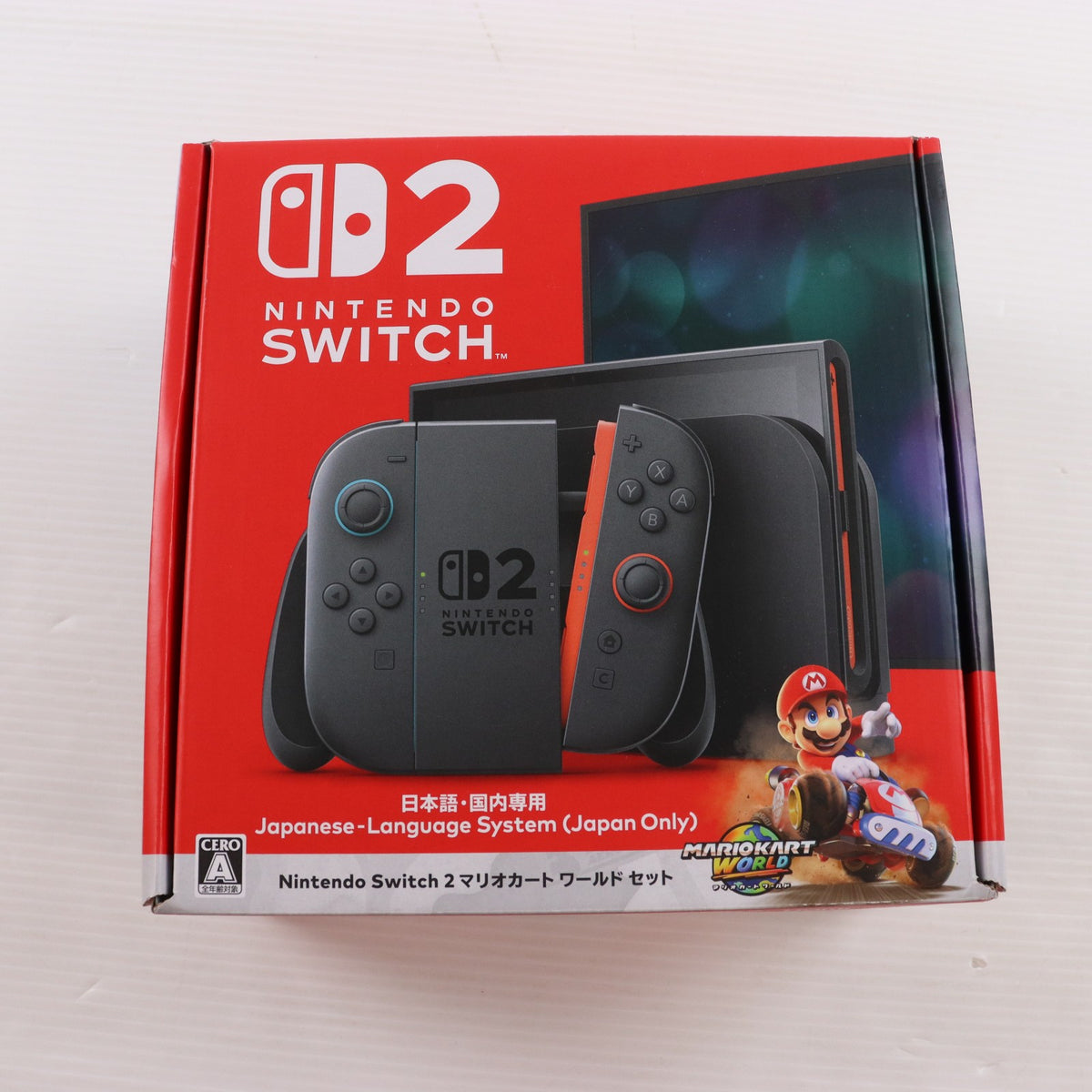 【中古即納】[Switch2] (本体)(ソフト無し) Nintendo Switch 2(ニンテンドースイッチ2)(日本語・国内専用) マリオカート ワールド セット 任天堂(BEE-S-KB6PA)(20250605)