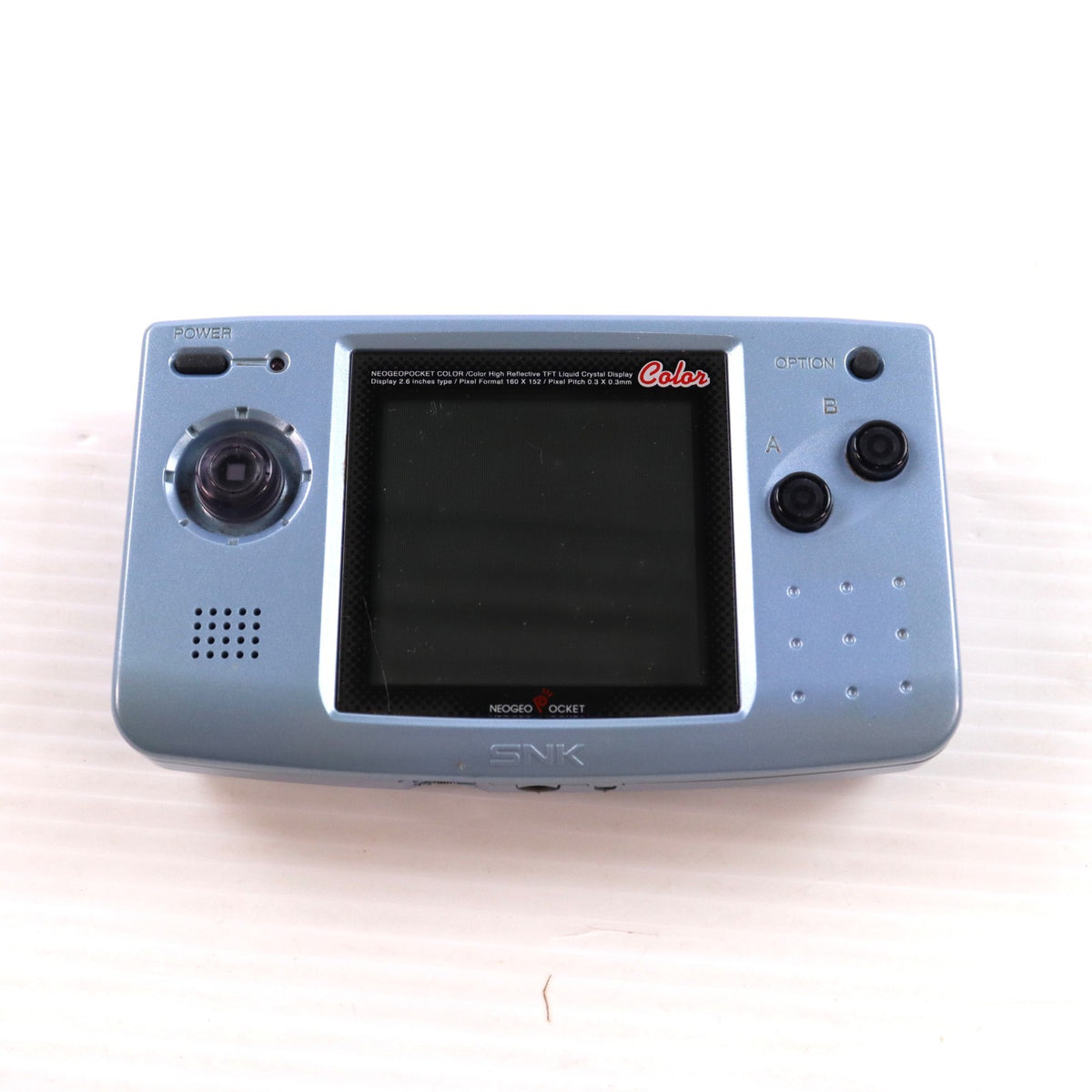【中古即納】[NGP] (本体) NEW NEOGEO POCKET COLOR(ニューネオジオポケットカラー) プラチナブルー SNK(エスエヌケイ)(NEOP60010)(19991021)