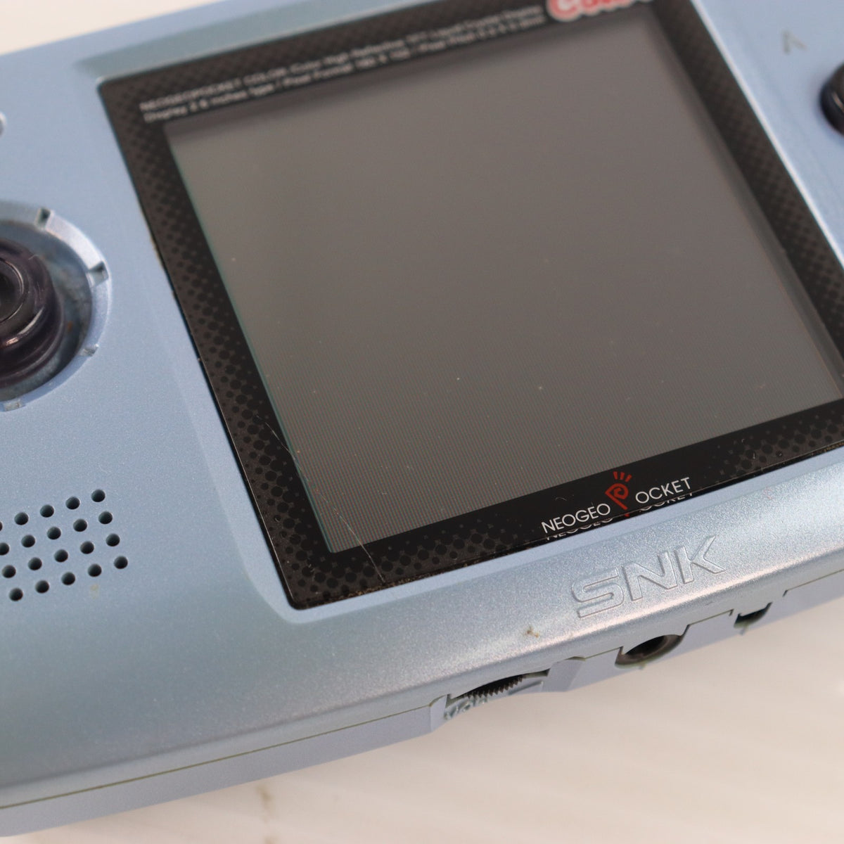 【中古即納】[NGP] (本体) NEW NEOGEO POCKET COLOR(ニューネオジオポケットカラー) プラチナブルー SNK(エスエヌケイ)(NEOP60010)(19991021)