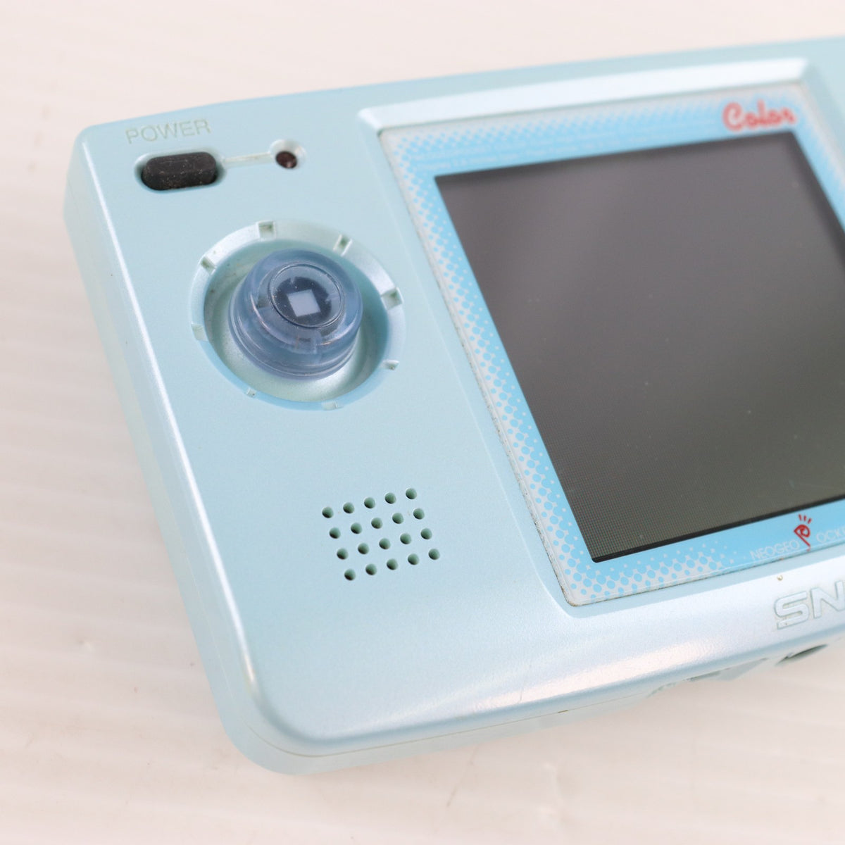 【中古即納】[NGP] (本体) NEW NEOGEO POCKET COLOR(ニューネオジオポケットカラー) パールブルー SNK(エスエヌケイ)(NEOP67010)(19991021)
