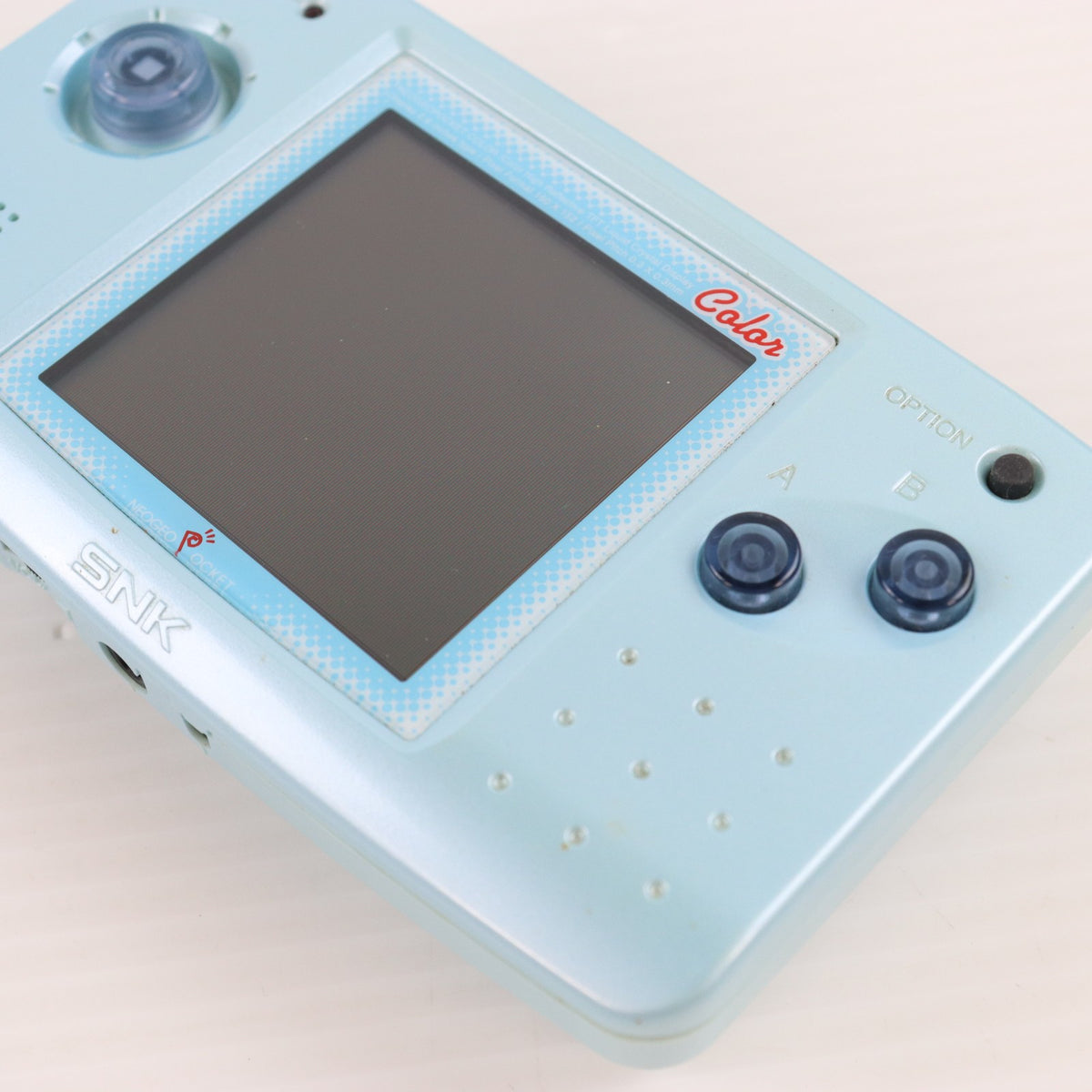 【中古即納】[NGP] (本体) NEW NEOGEO POCKET COLOR(ニューネオジオポケットカラー) パールブルー SNK(エスエヌケイ)(NEOP67010)(19991021)