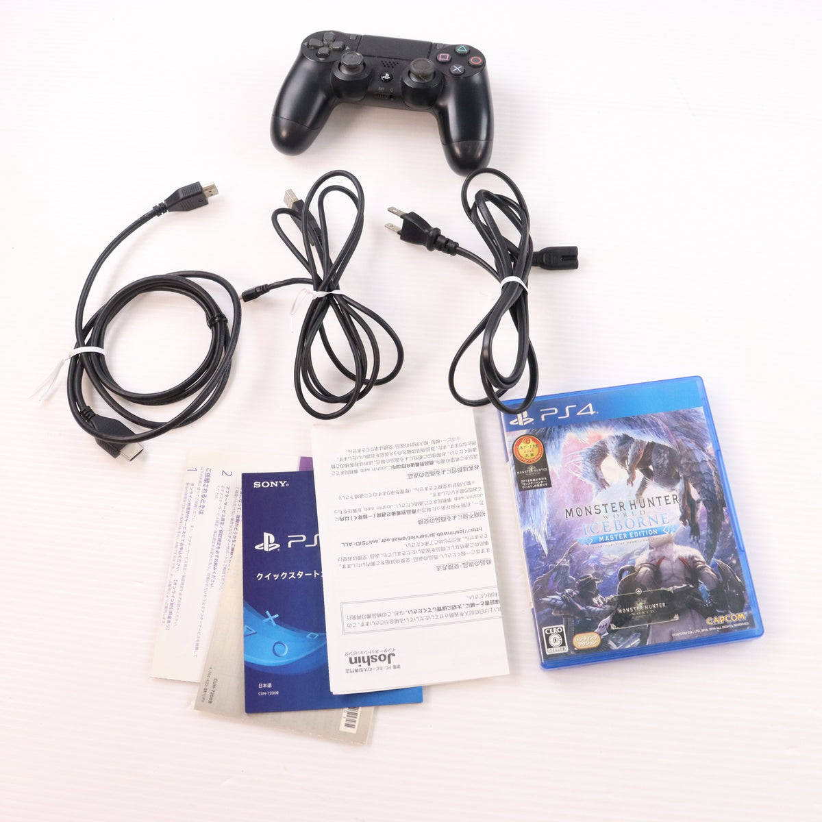【中古即納】[PS4] (本体) PlayStation 4 Pro(プレイステーション4 プロ) モンスターハンターワールド:アイスボーン マスターエディション Starter Pack 1TB SIE(CUHJ-10032)(20190906)