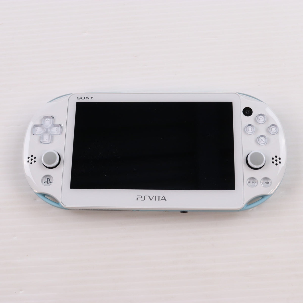 【中古即納】[PSVita] (本体) PlayStation Vita(プレイステーション ヴィータ) Wi-Fiモデル ライトブルー/ホワイト SCE(PCH-2000ZA14)(20131010)