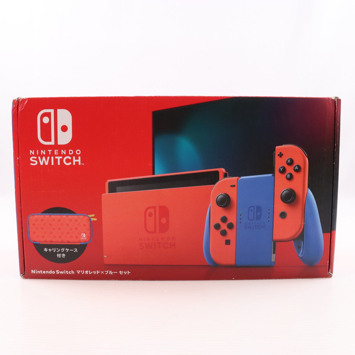 【中古即納】[Switch] (本体) Nintendo Switch(ニンテンドースイッチ) マリオレッド×ブルー セット 任天堂(HAD-S-RAAAF)(20210212)
