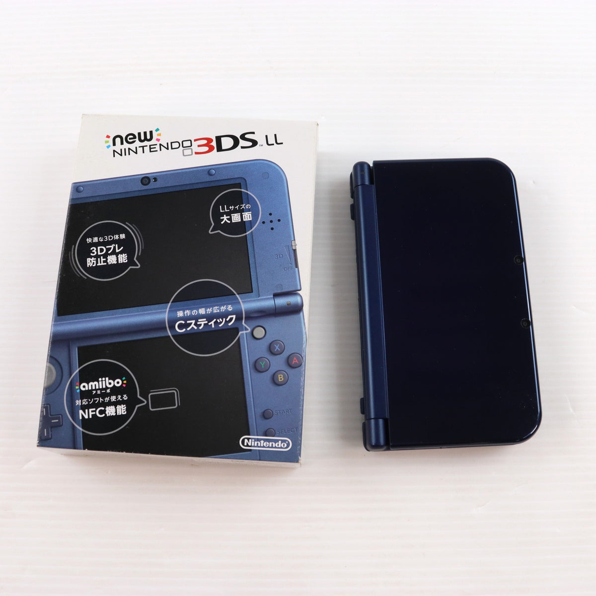 【中古即納】[3DS] (本体) Newニンテンドー3DS LL メタリックブルー 任天堂(RED-S-BAAA)(20141011)