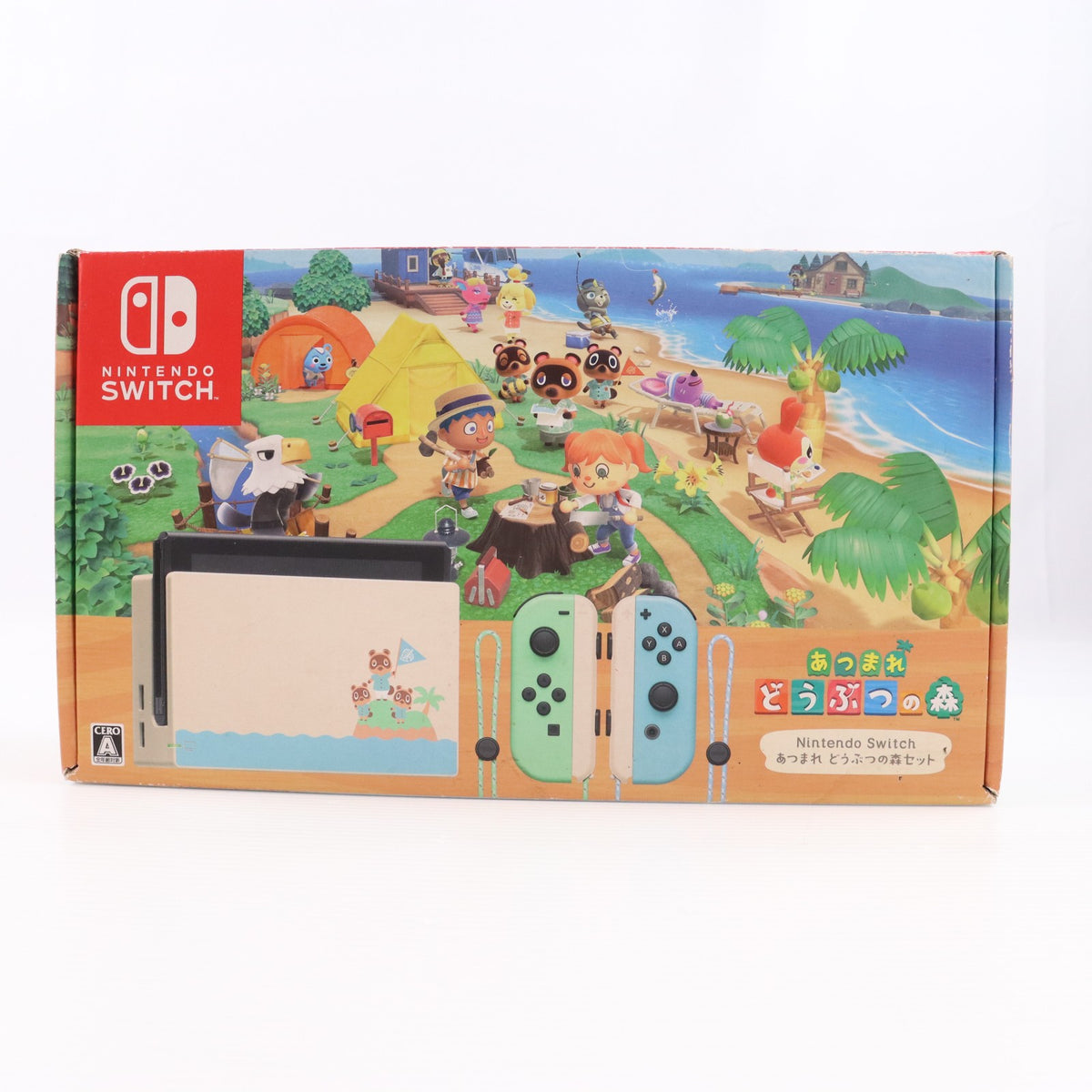 【中古即納】[Switch] (本体)(ソフト無し) Nintendo Switch(ニンテンドースイッチ) あつまれ どうぶつの森セット 任天堂(HAD-S-KEAGC)(20200320)