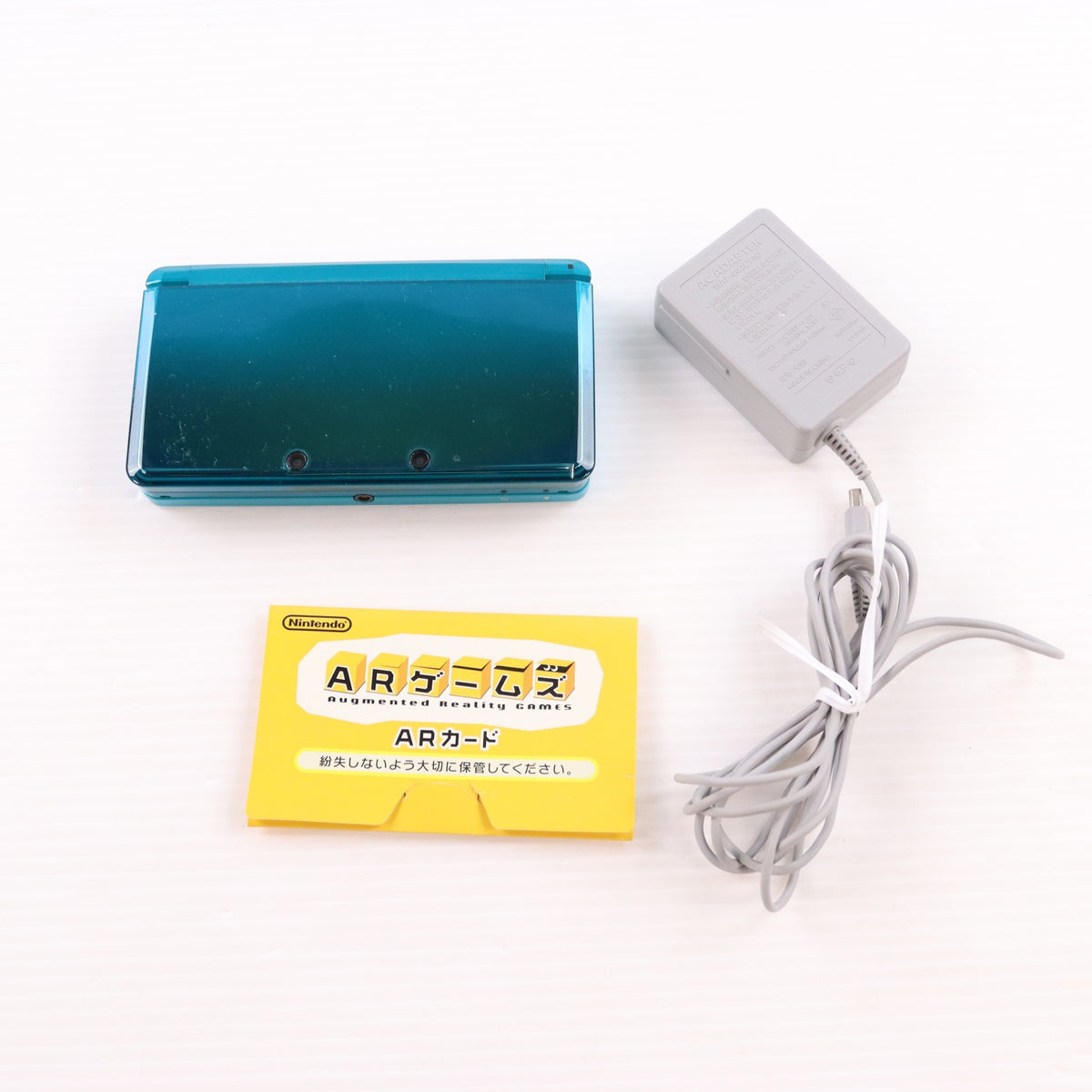 【中古即納】[3DS] (本体) ニンテンドー3DS アクアブルー 任天堂(CTR-S-BAAA)(20110226)