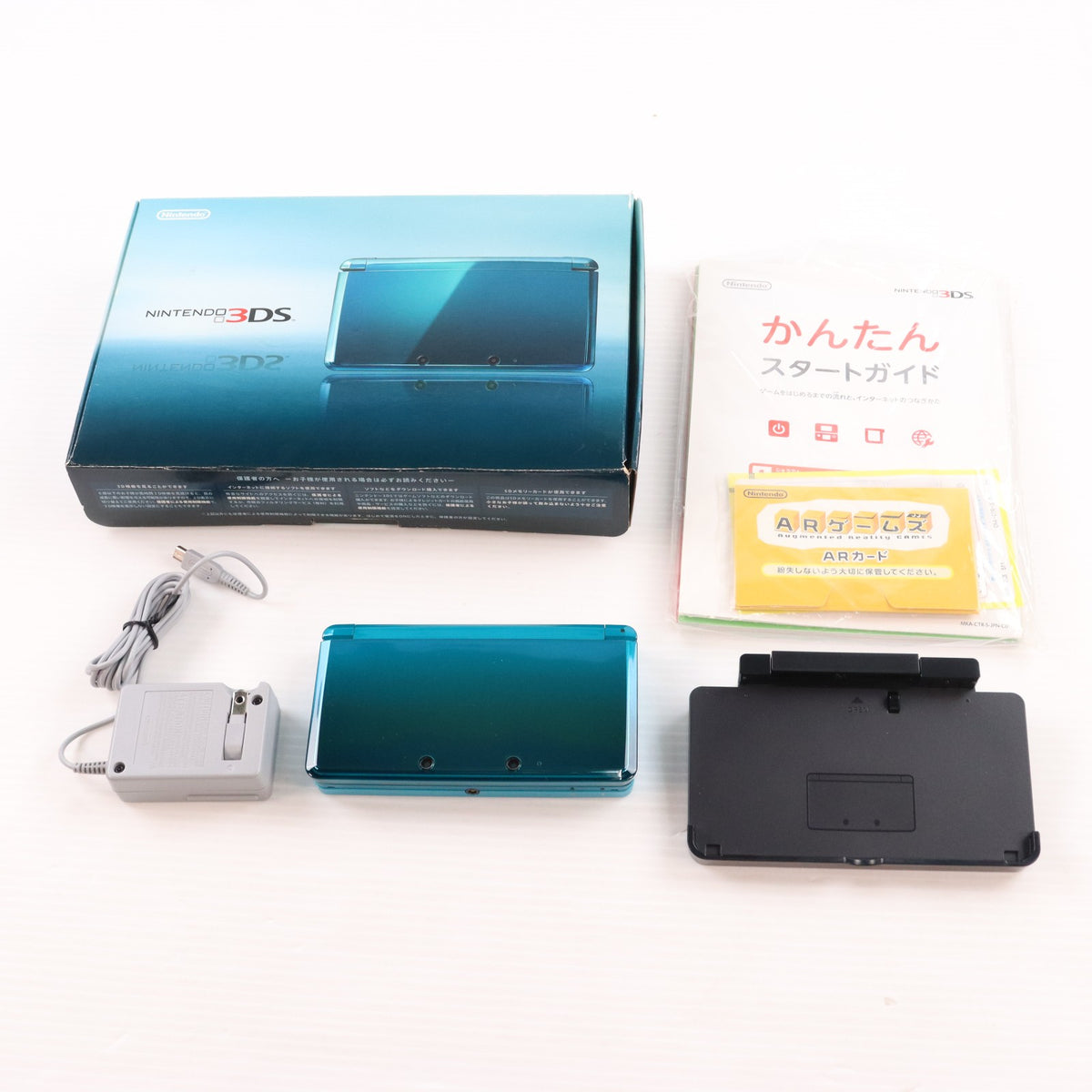 【中古即納】[3DS] (本体) ニンテンドー3DS アクアブルー 任天堂(CTR-S-BAAA)(20110226)
