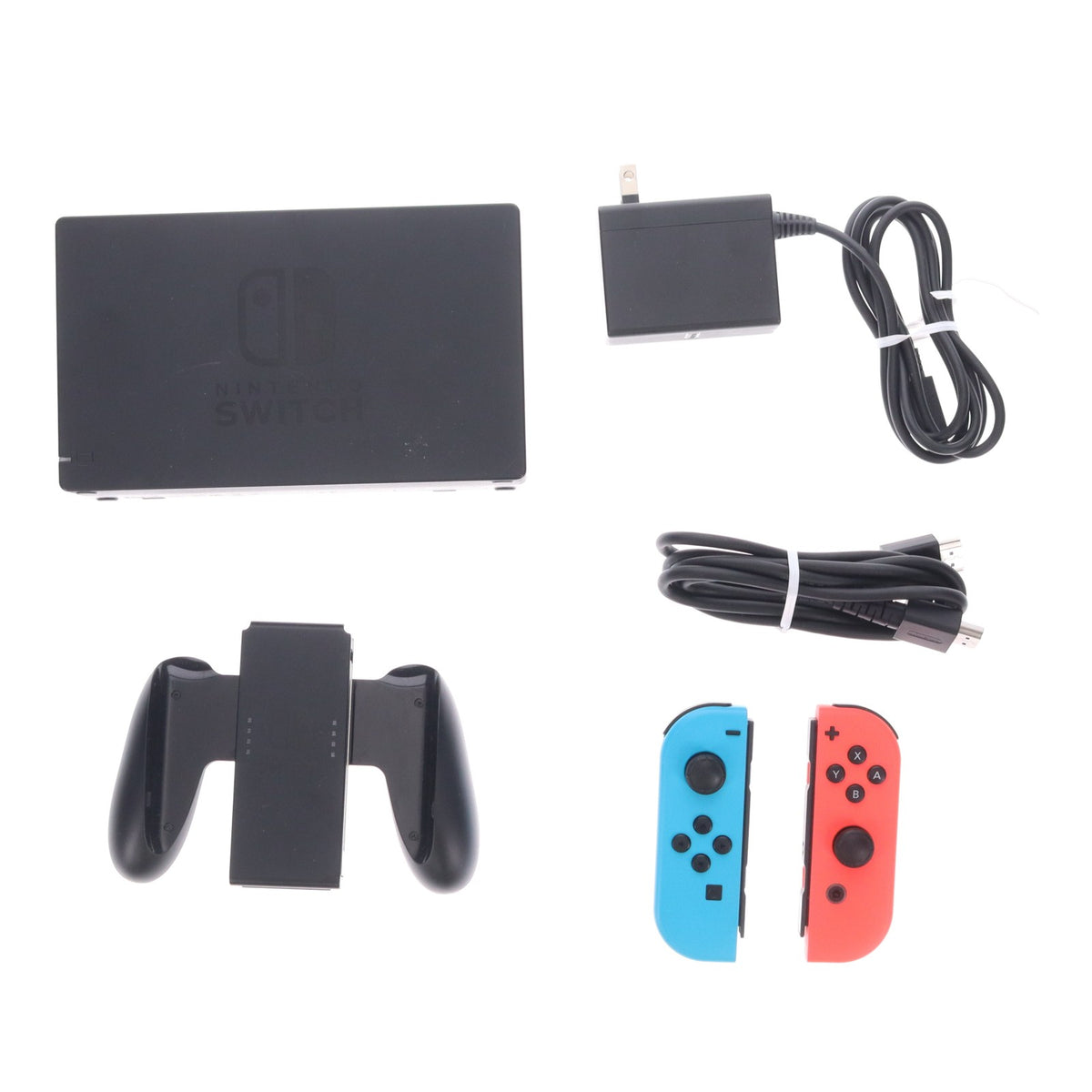 【中古即納】[Switch] (本体) Nintendo Switch(ニンテンドースイッチ) Joy-Con(L) ネオンブルー/(R) ネオンレッド 任天堂(HAD-S-KABAA)(20190830)
