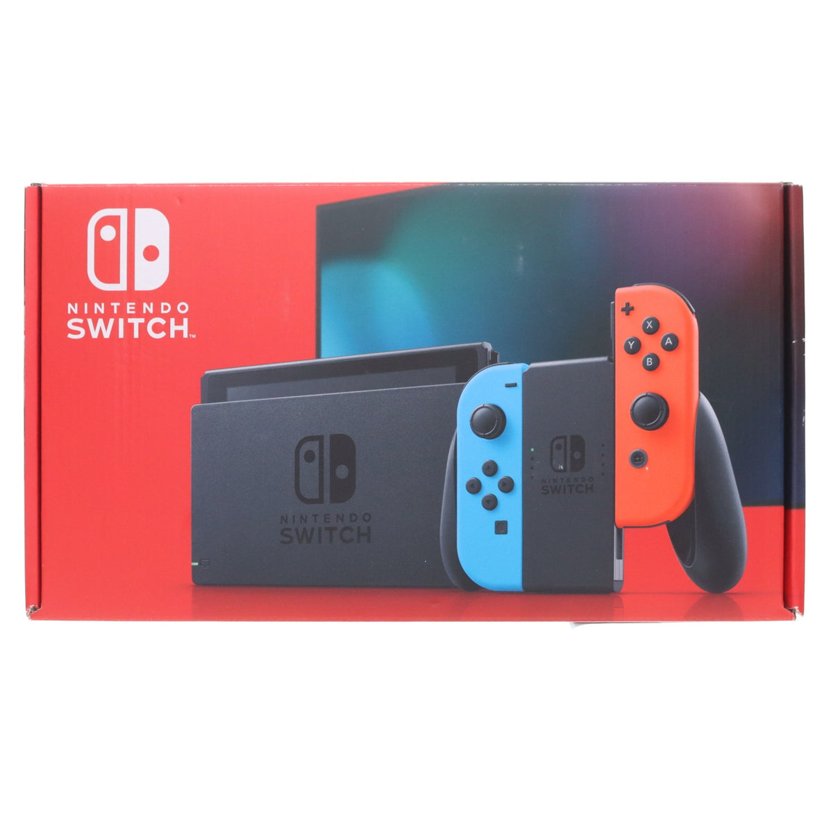 【中古即納】[Switch] (本体) Nintendo Switch(ニンテンドースイッチ) Joy-Con(L) ネオンブルー/(R) ネオンレッド 任天堂(HAD-S-KABAA)(20190830)