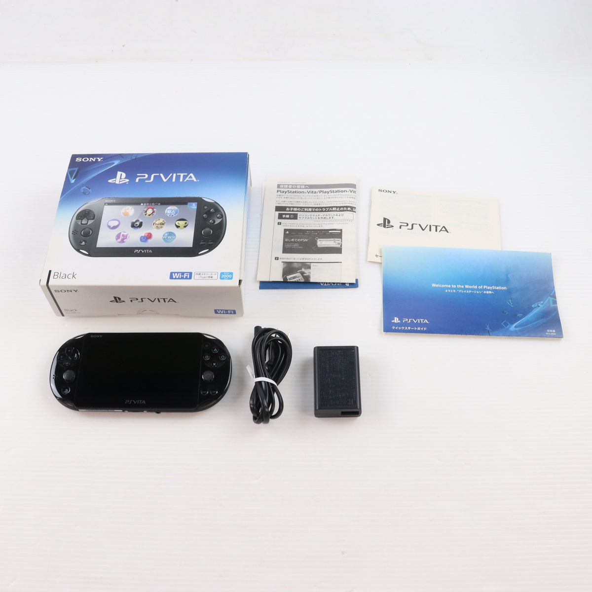 【中古即納】[PSVita] (本体) PlayStation Vita(プレイステーション ヴィータ) Wi-Fiモデル ブラック SCE(PCH-2000ZA11)(20131010)