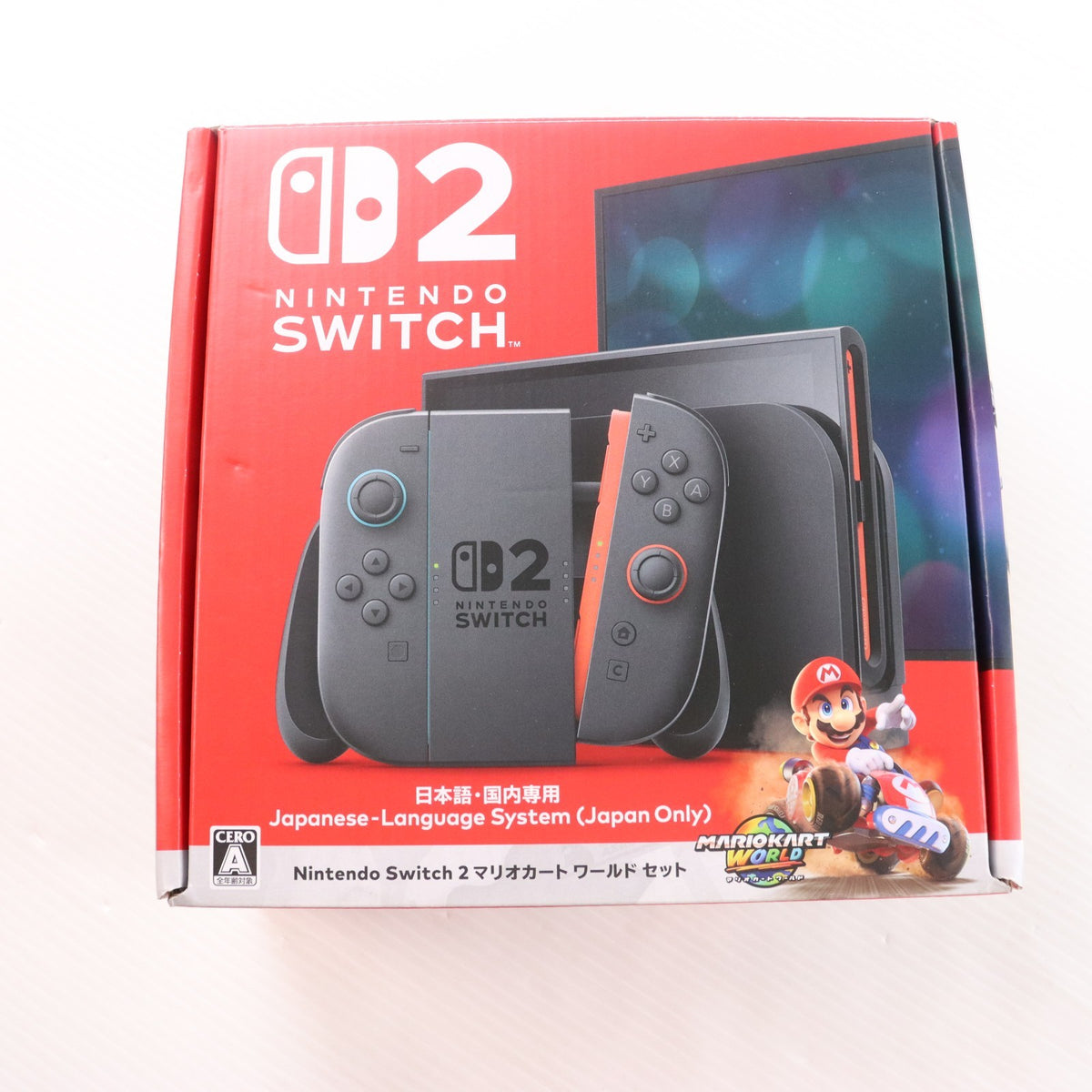 【中古即納】[Switch2] (本体)(ソフト無し) Nintendo Switch 2(ニンテンドースイッチ2)(日本語・国内専用) マリオカート ワールド セット 任天堂(BEE-S-KB6PA)(20250605)
