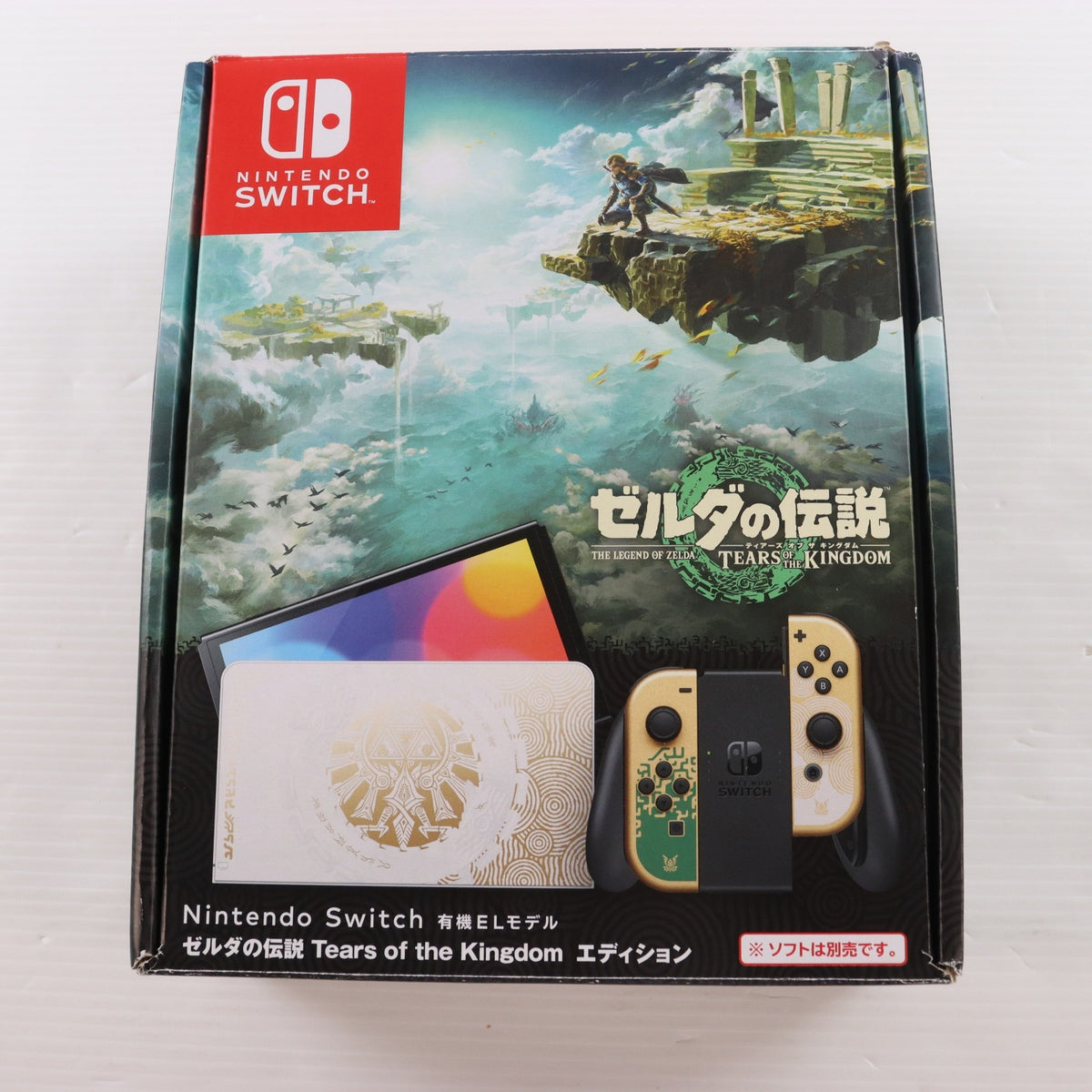 【中古即納】[Switch] (本体) Nintendo Switch(ニンテンドースイッチ) 有機ELモデル ゼルダの伝説 ティアーズ オブ ザ キングダムエディション 任天堂(HEG-S-KDAAA)(20230429)