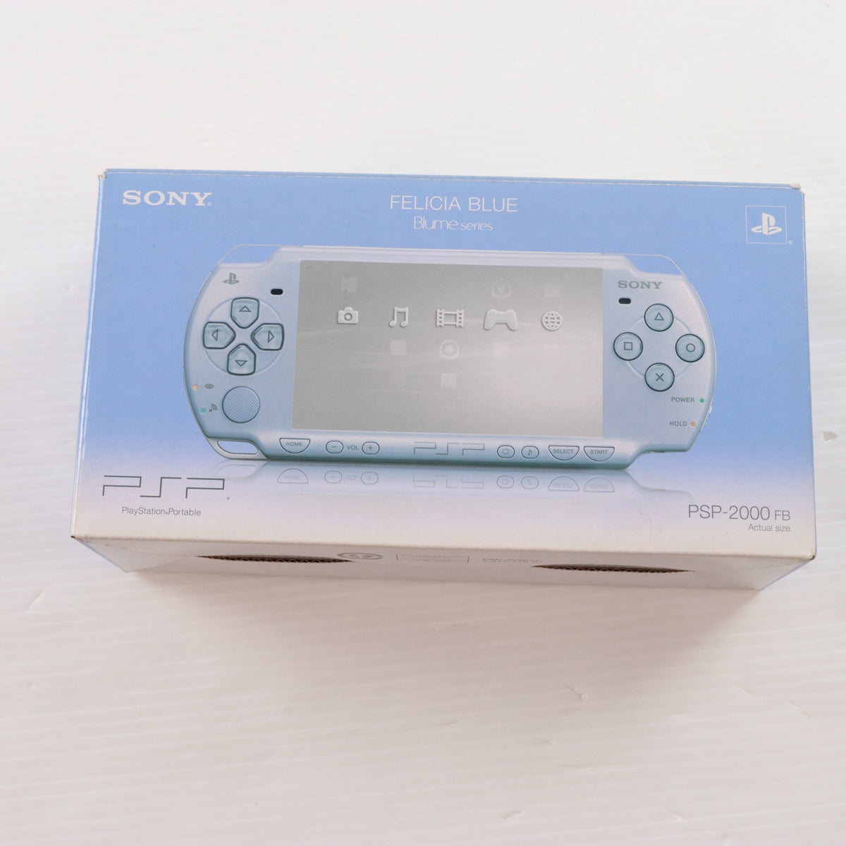 【中古即納】[PSP] (本体) PlayStation Portable(プレイステーション・ポータブル) フェリシア・ブルー SCE(PSP-2000FB)(20070920)