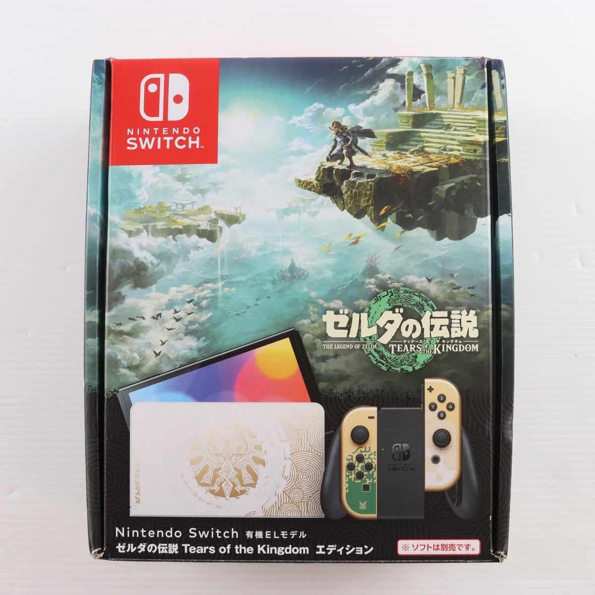 【中古即納】[Switch] (本体) Nintendo Switch(ニンテンドースイッチ) 有機ELモデル ゼルダの伝説 ティアーズ オブ ザ キングダムエディション 任天堂(HEG-S-KDAAA)(20230429)